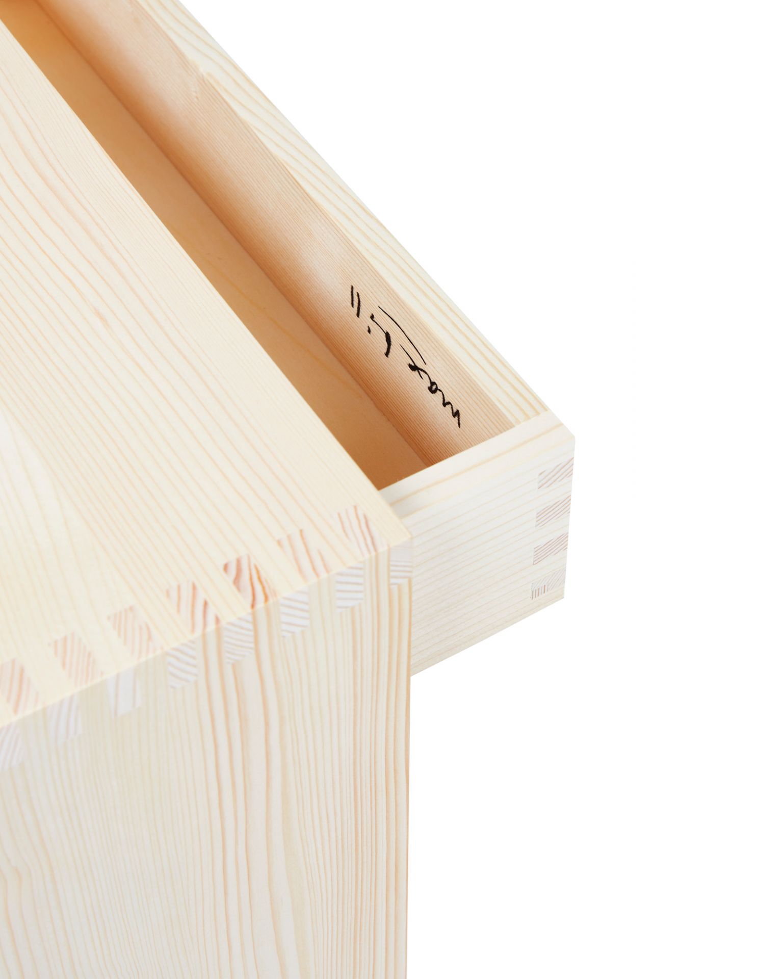 Ulmer Drawers Stool Natural wb form