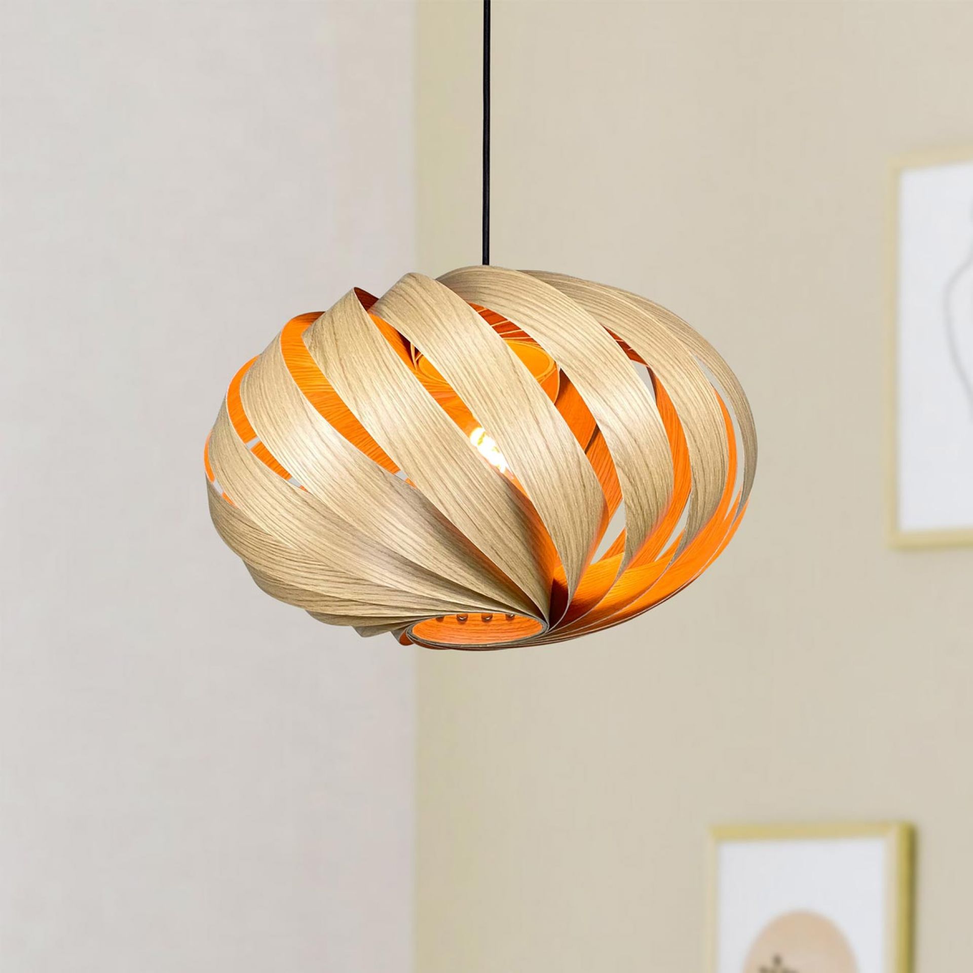 Serentia Pendant lamp Oak Ø45 cm Gofurnit