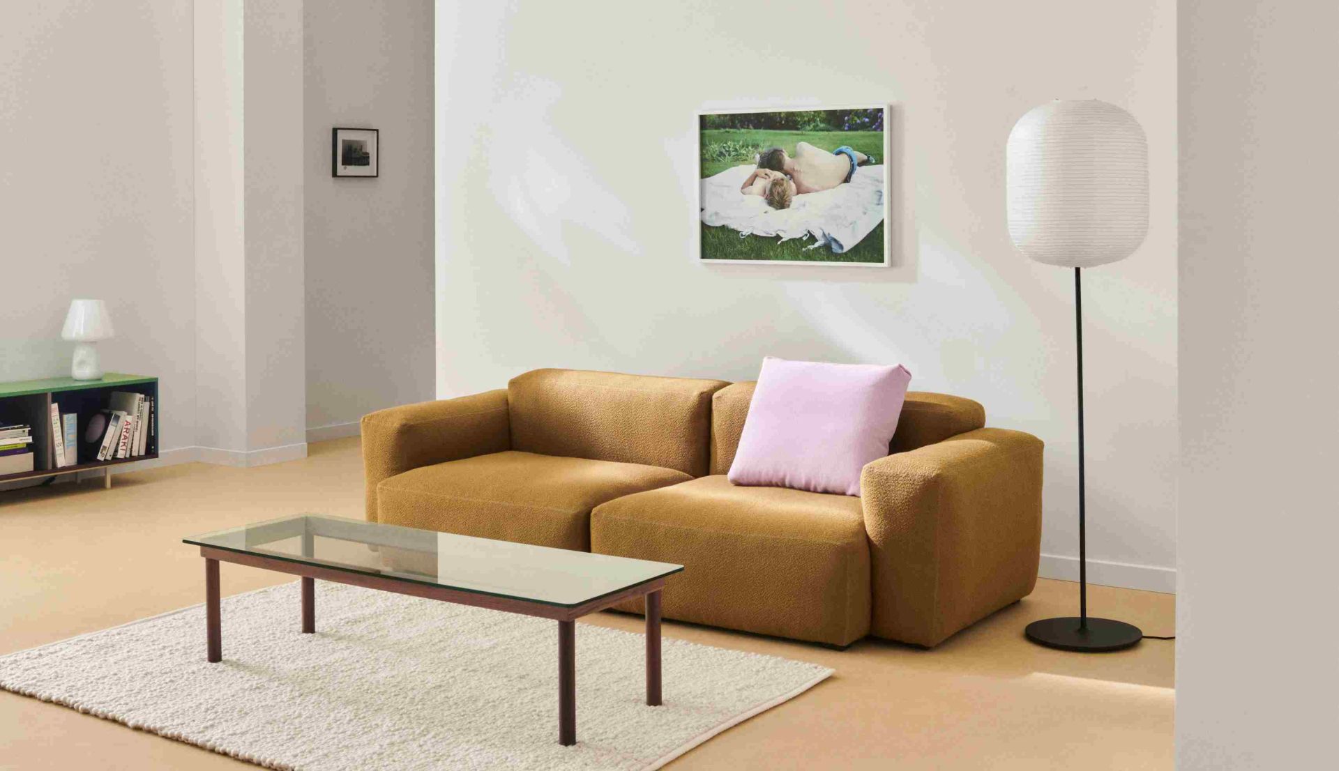 Mags Soft Sofa 2.5 seater Combination 1 Low Armrest Hay