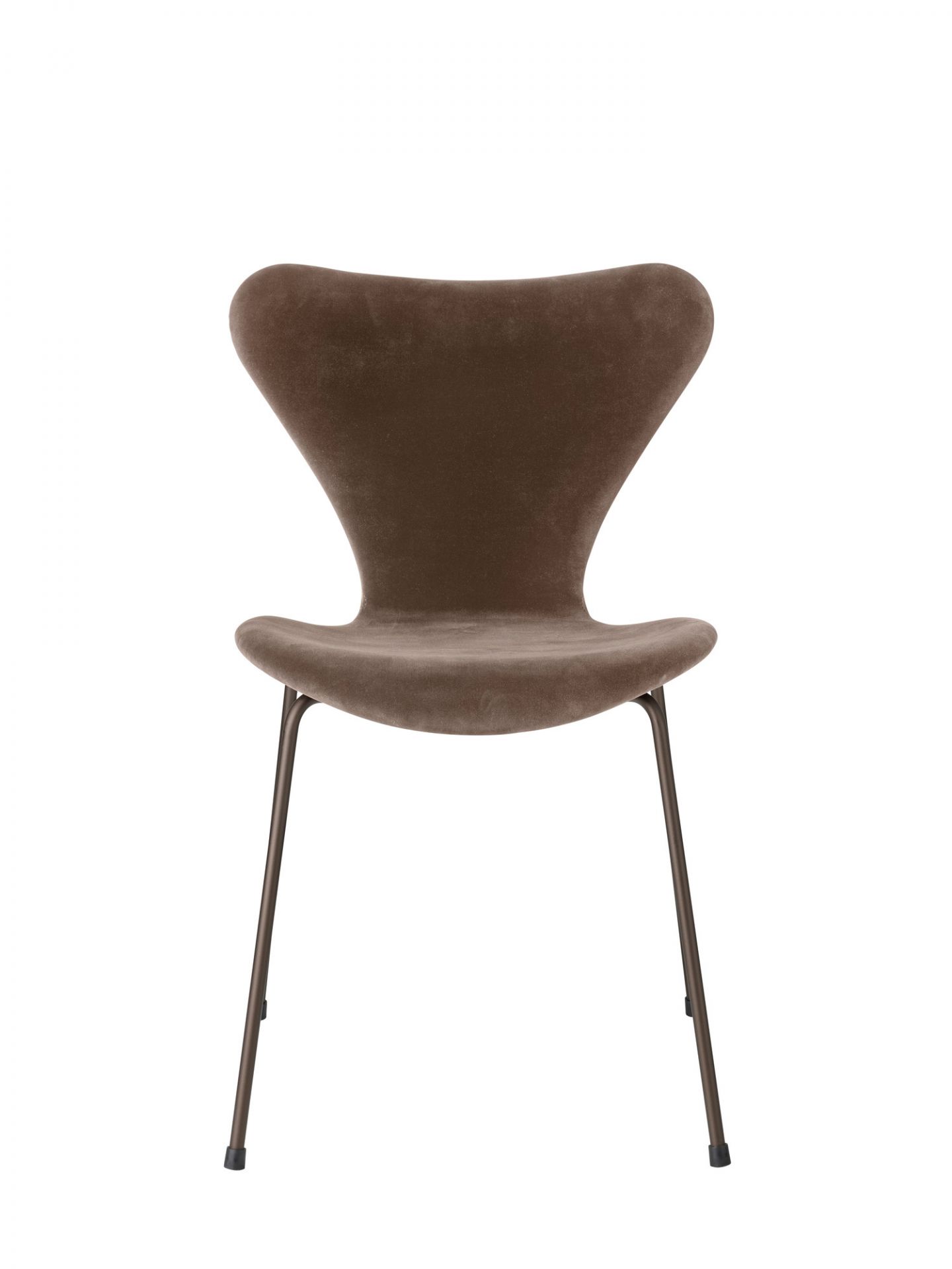 Series 7 3107 Belfast Chair fully upholstered Fritz Hansen grey brown