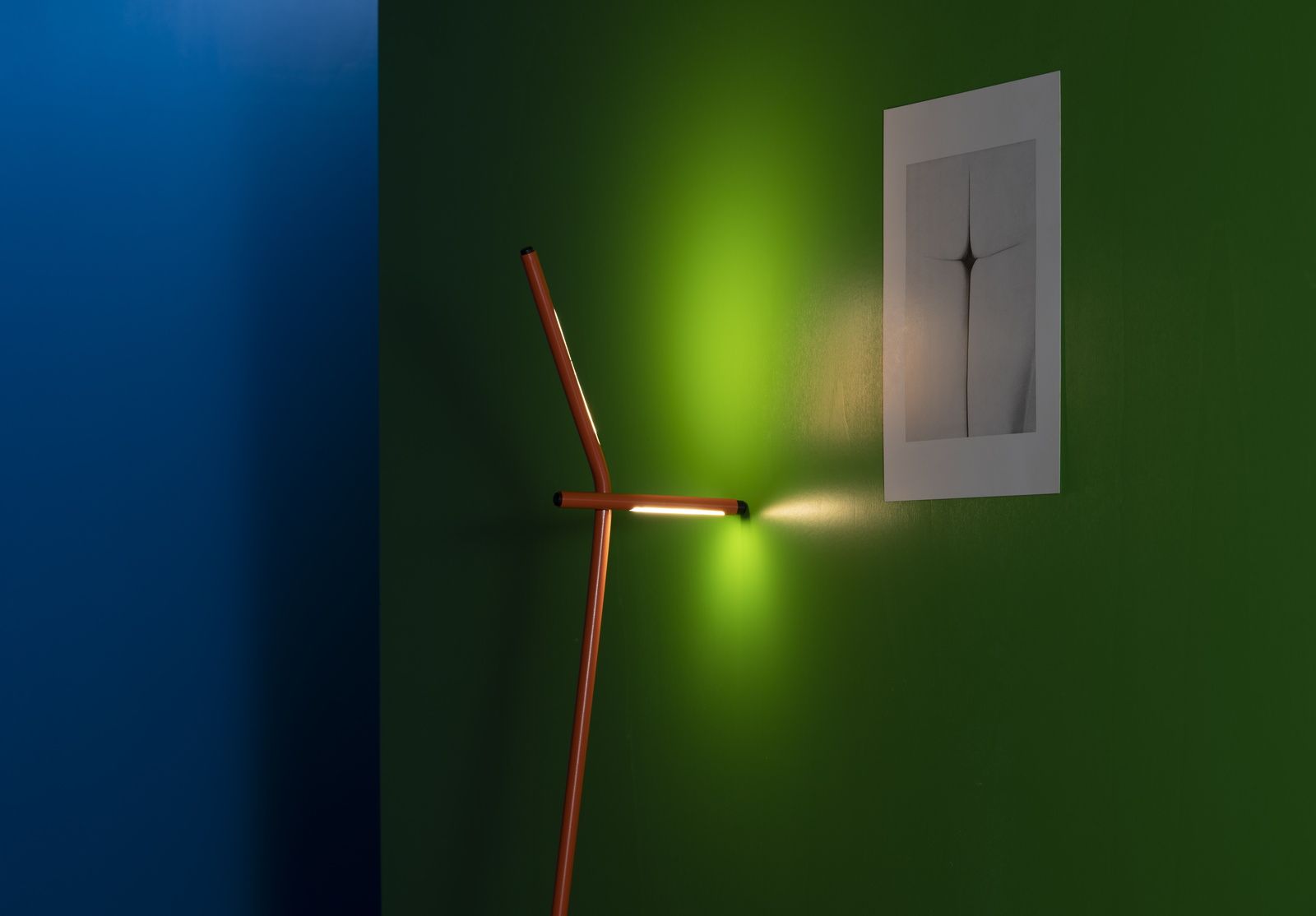 Gru Floor lamp black Martinelli Luce