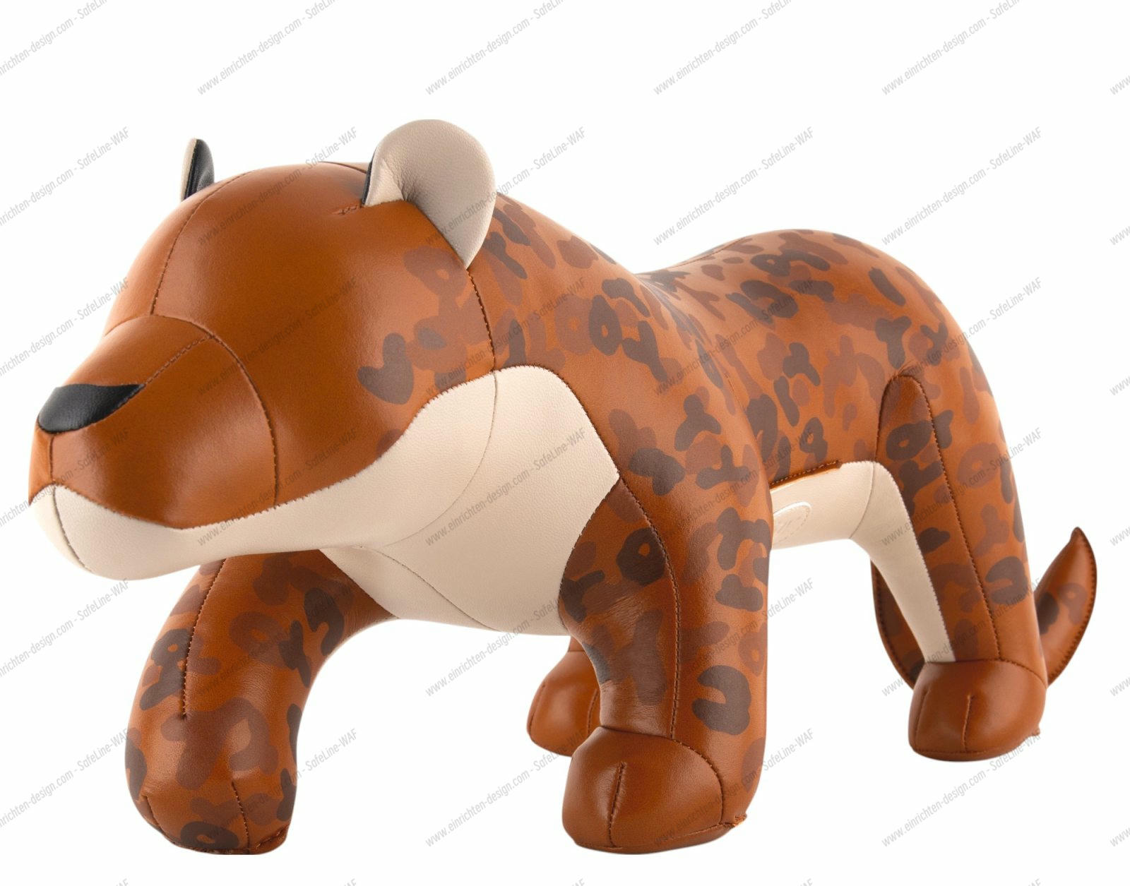 Doorstop Leopard Ray Tan/White Züny