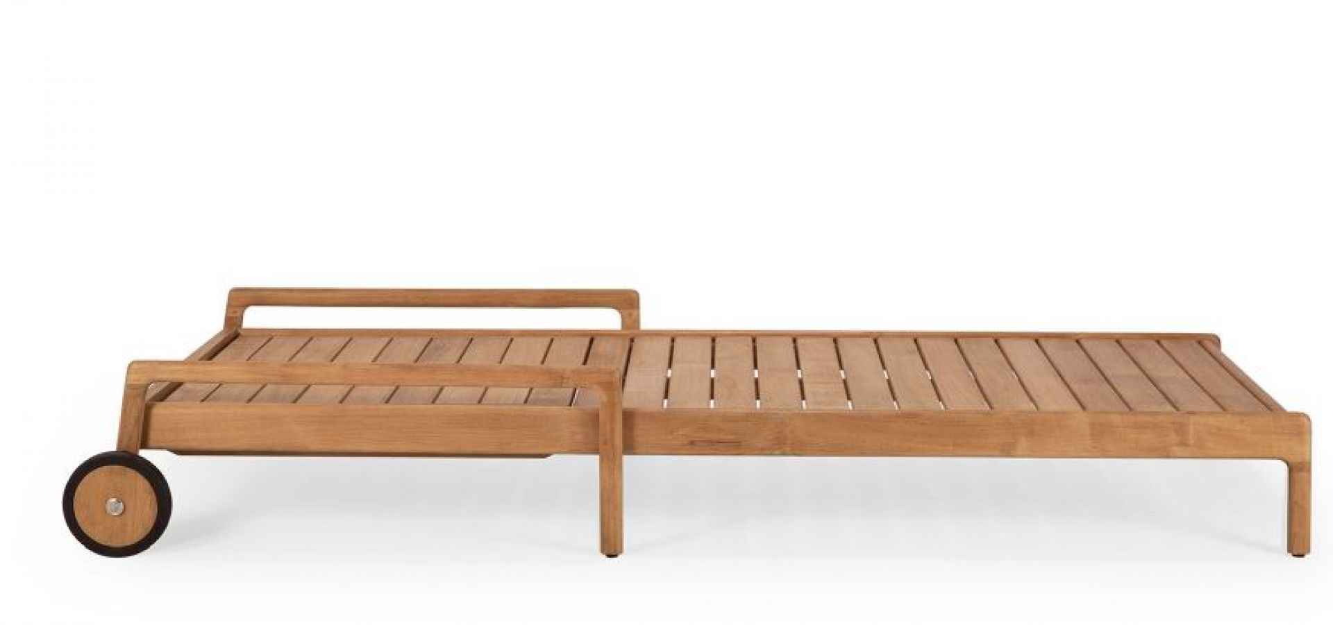 Jack Outdoor Adjustable Lounger Teak Ethnicraft Mokka