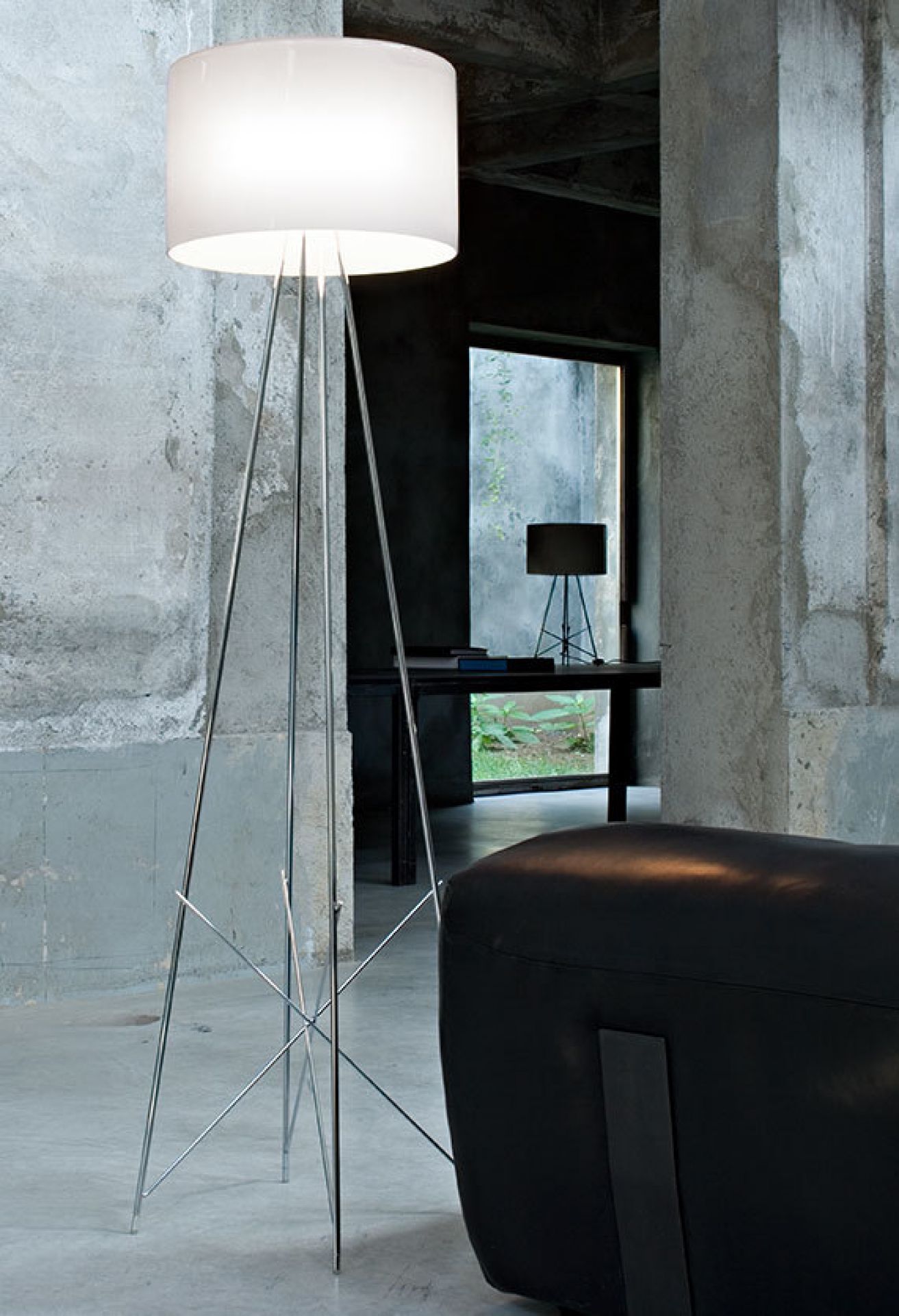 Ray F2 Floor lamp Flos glass