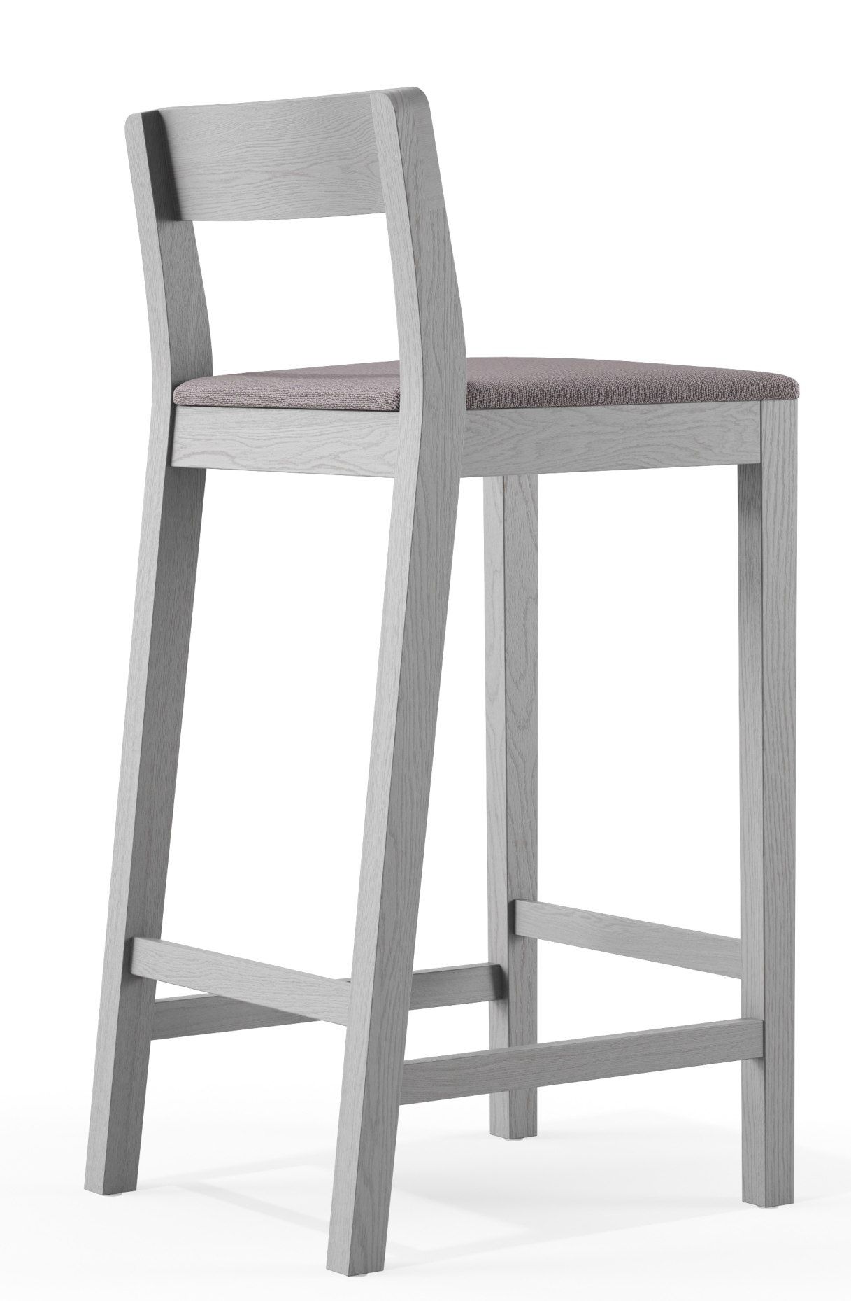 Sit Wood Bar Stool with Seat Cushion Zeitraum Sit Wood Bar Stool with Seat Cushion Zeitraum