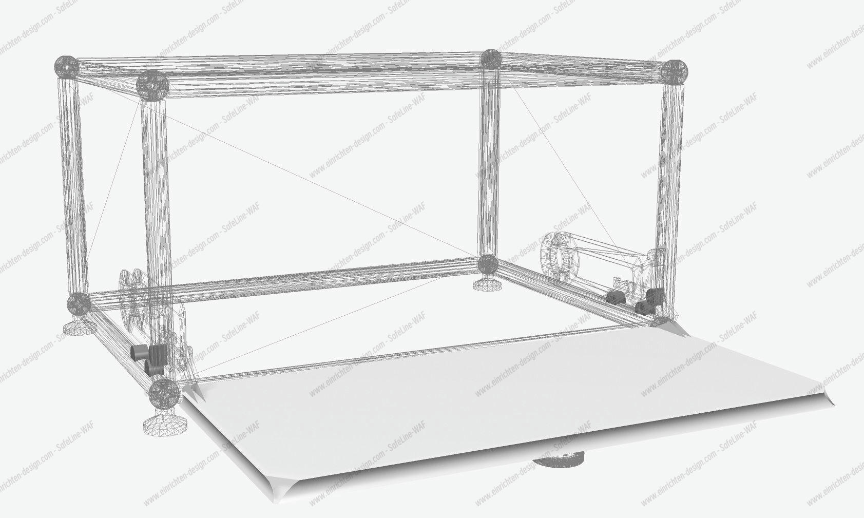 Spare part door leaf for USM Haller door 50x25 , without screws, without fittings, without handle SINGLE PIECES