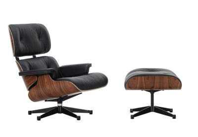 Eames Lounge Chair & Ottoman Armchair CONFIGURATOR Leather Premium F / Leather Natural Vitra