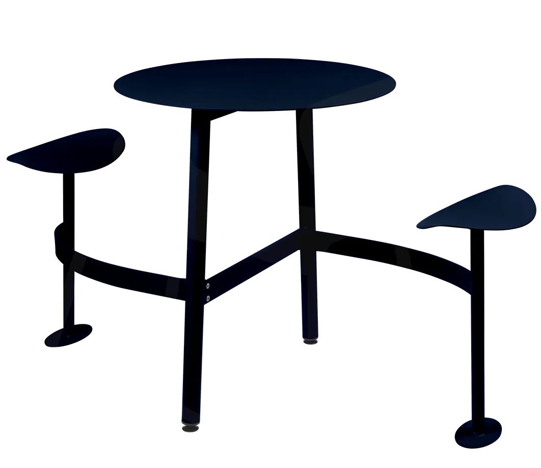Bolder 2 Seater Table with Seats Outdoor Fermob Bolder 2 Seater Table with Seats Outdoor Fermob