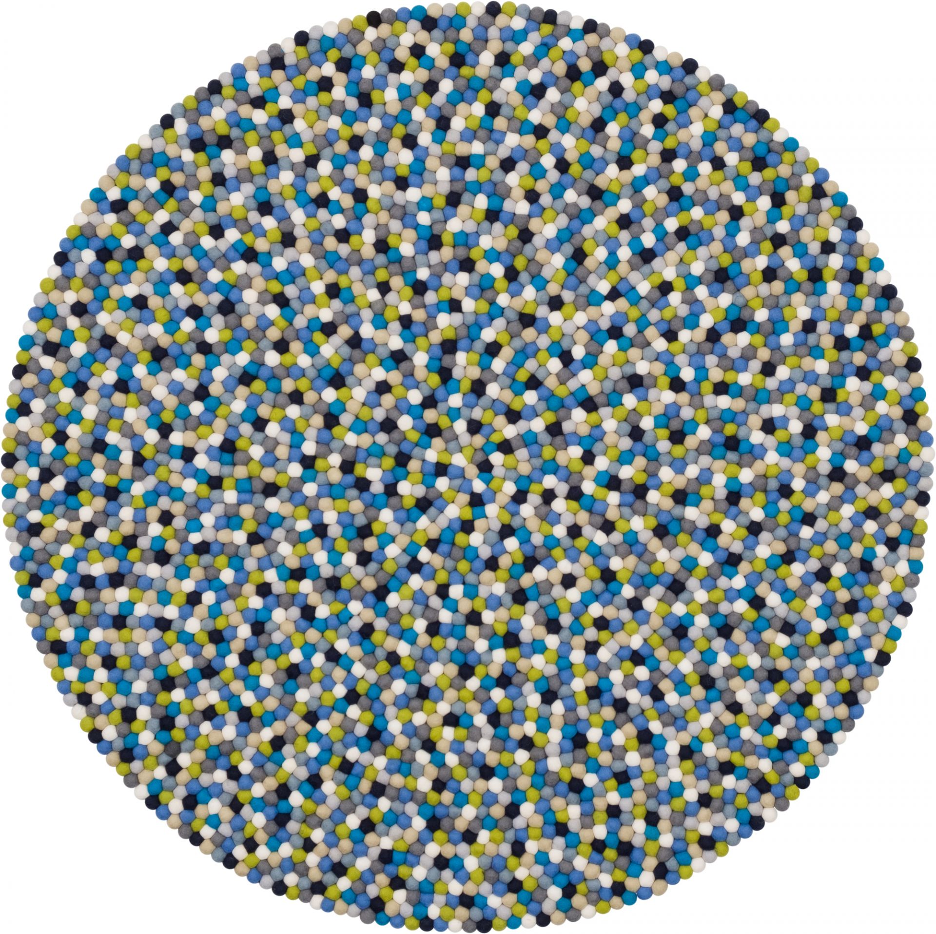 Felt ball Carpet round 180 cm myfelt Fritz