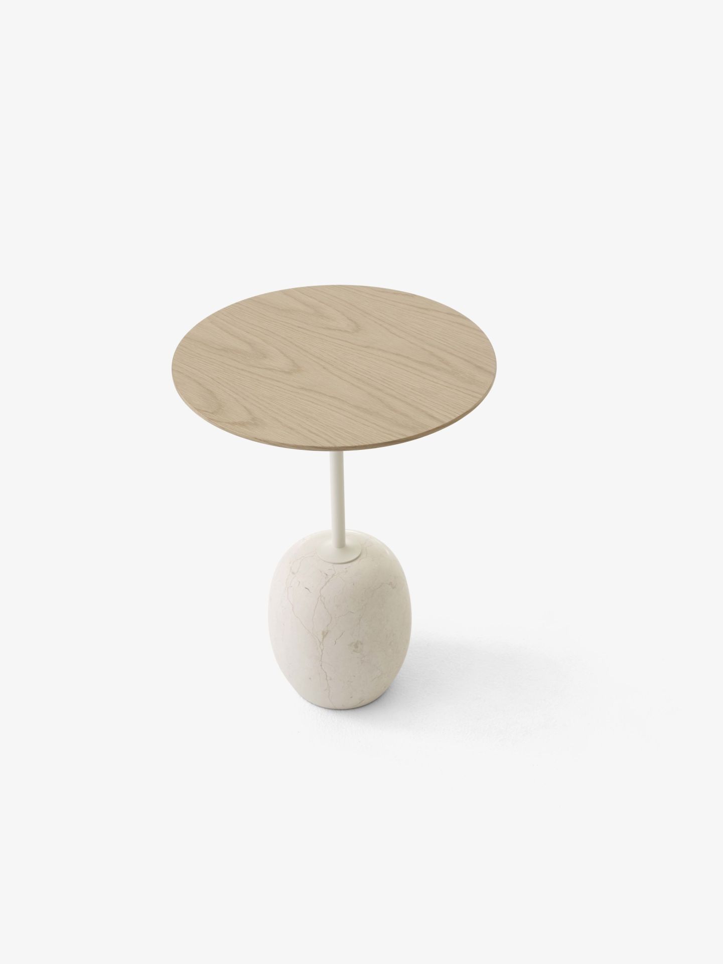 Lato LN8 / LN9 side table with Wooden top AndTradition 
