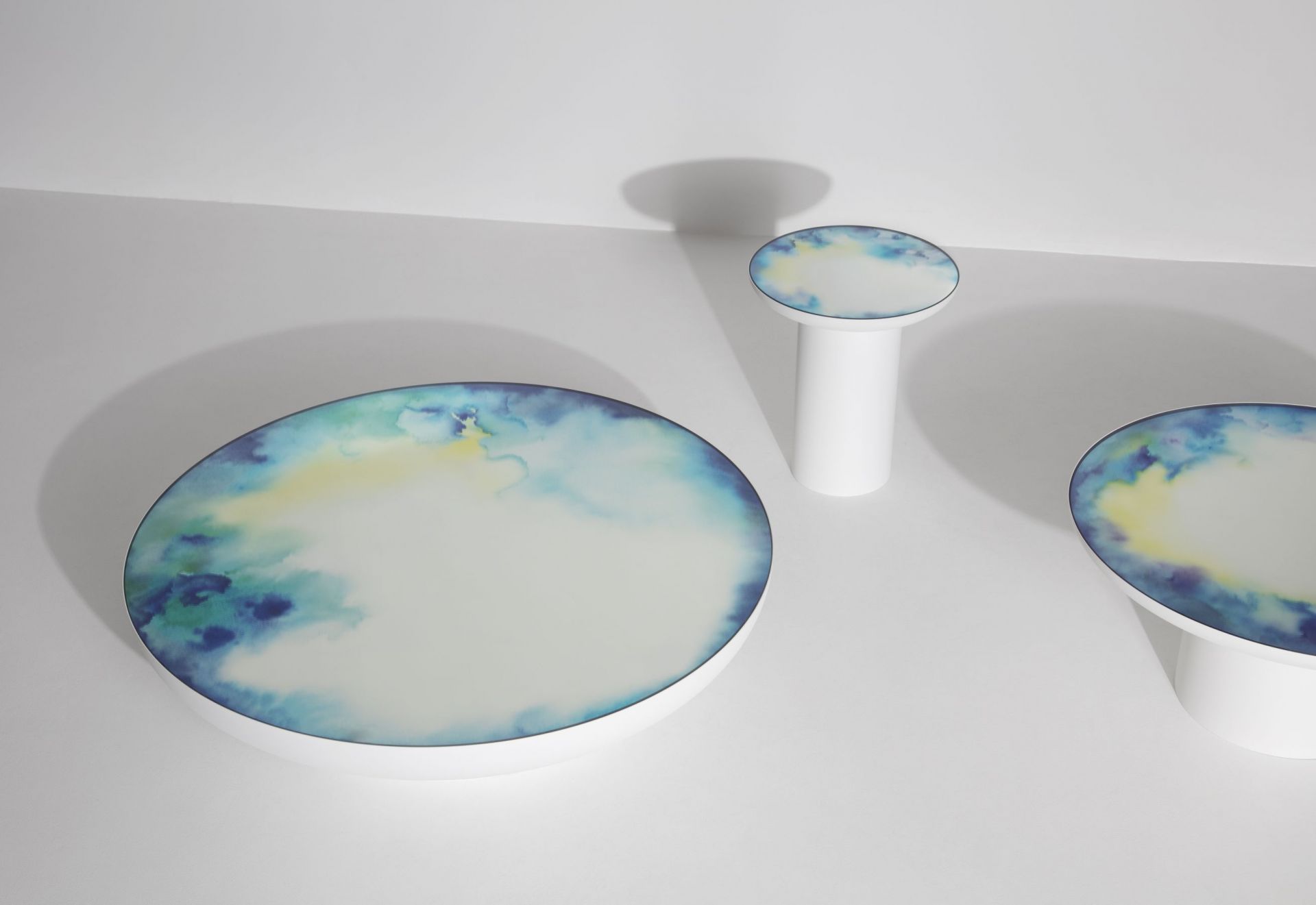 Francis Coffee Table Coffee table Ø 110 cm Petite Friture White Francis Coffee Table Coffee table Ø 110 cm Petite Friture White