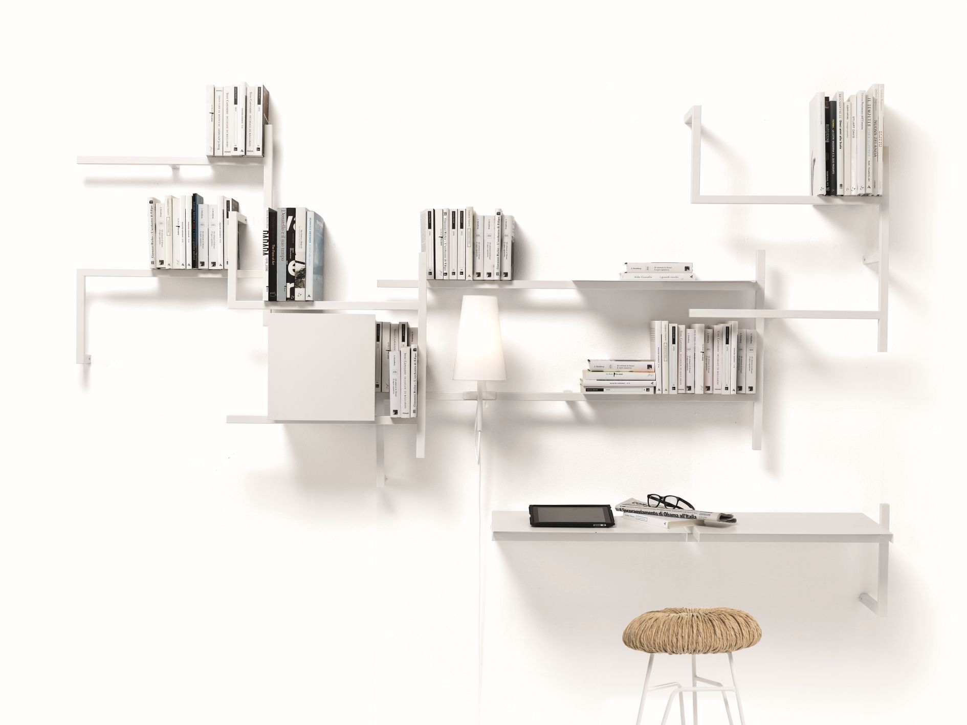 Antologia  Wall shelf-module F  w. 120cm Mogg