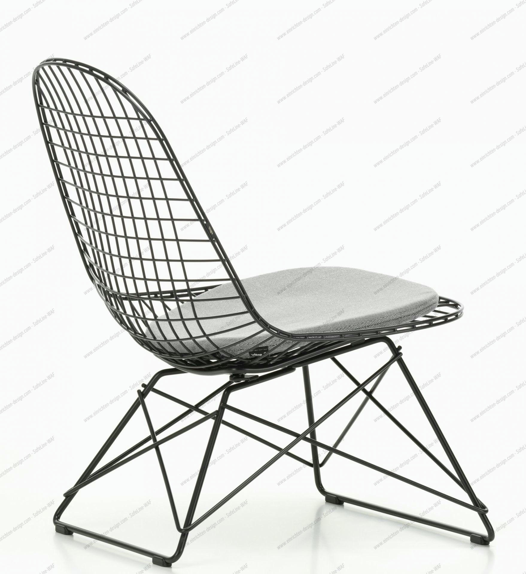 LKR-5 Wire Chair Chair with Seat Cushion Vitra