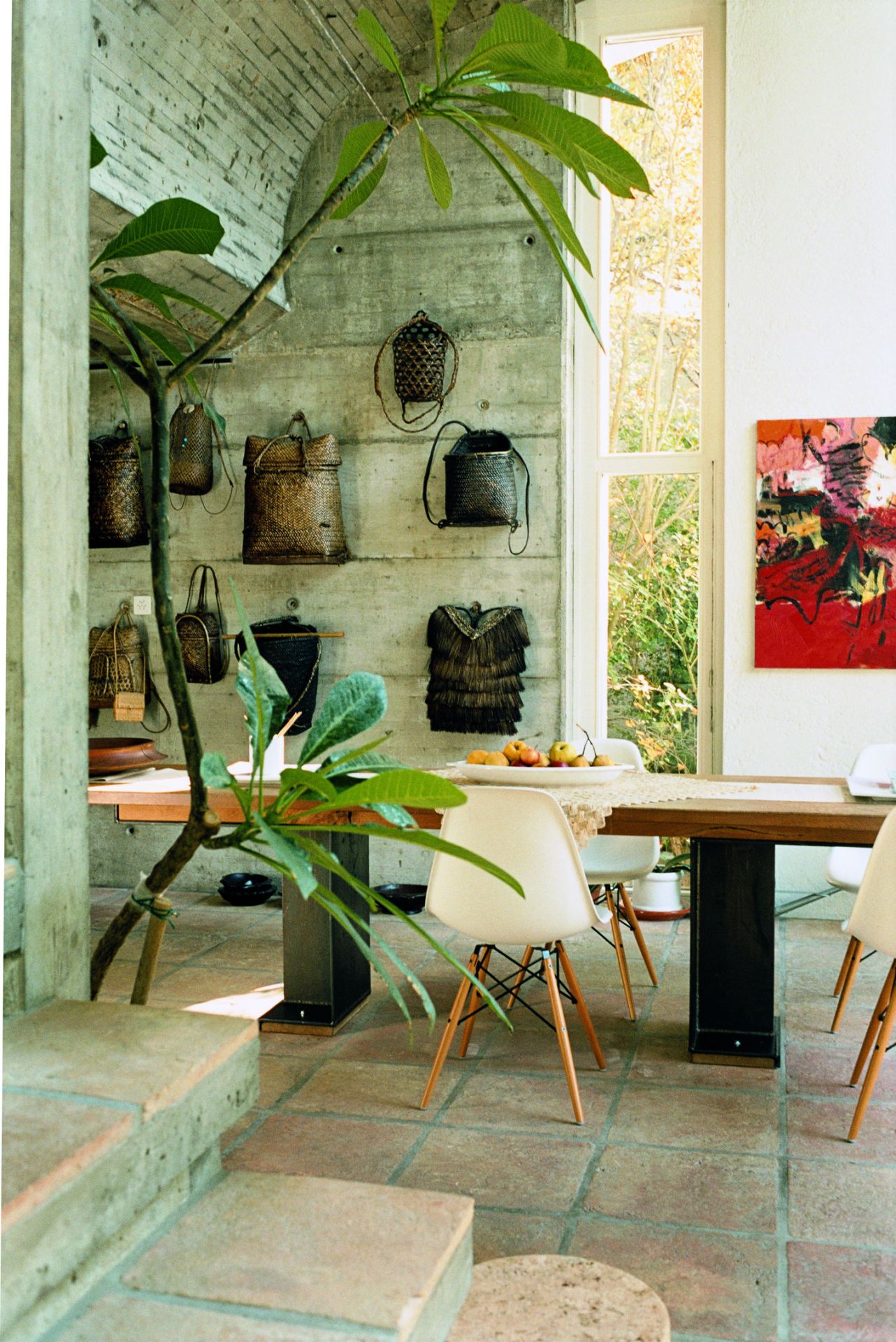 Eames Fiberglass Chair DSW Chair Vitra 