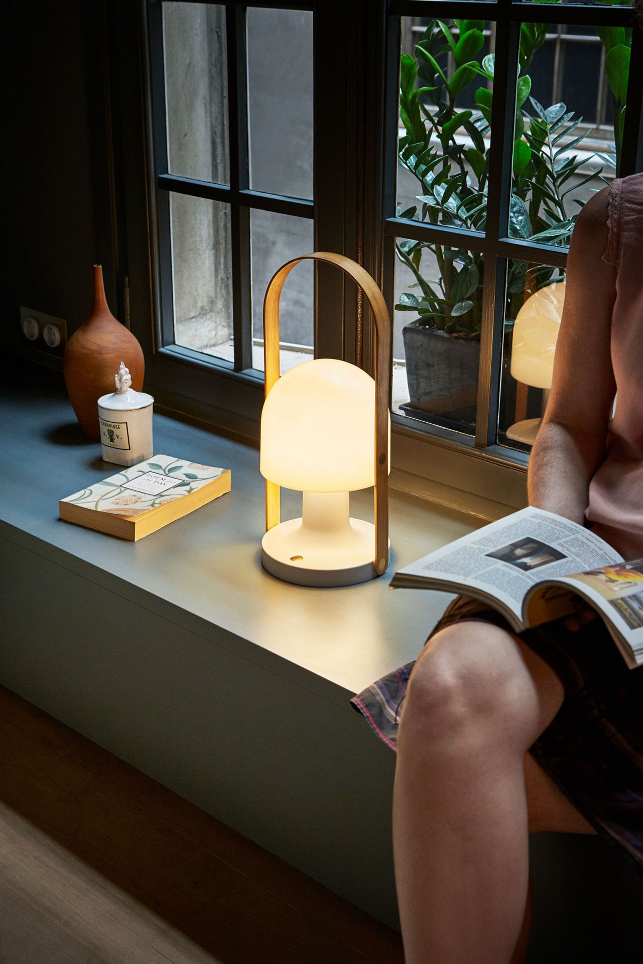 FollowMe Plus battery lamp / table lamp marset