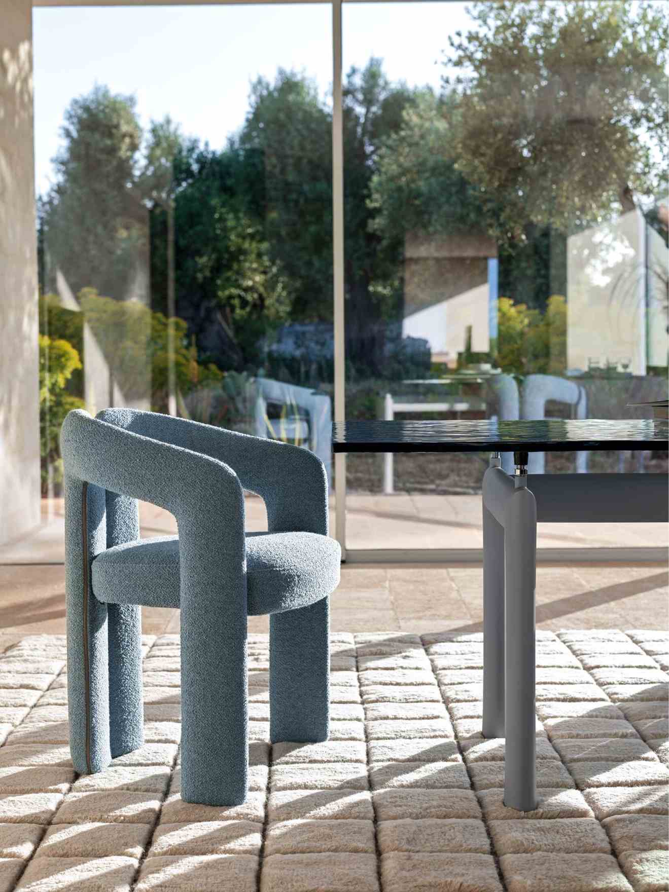 LC6 Table tube d'avion Dining table Cassina