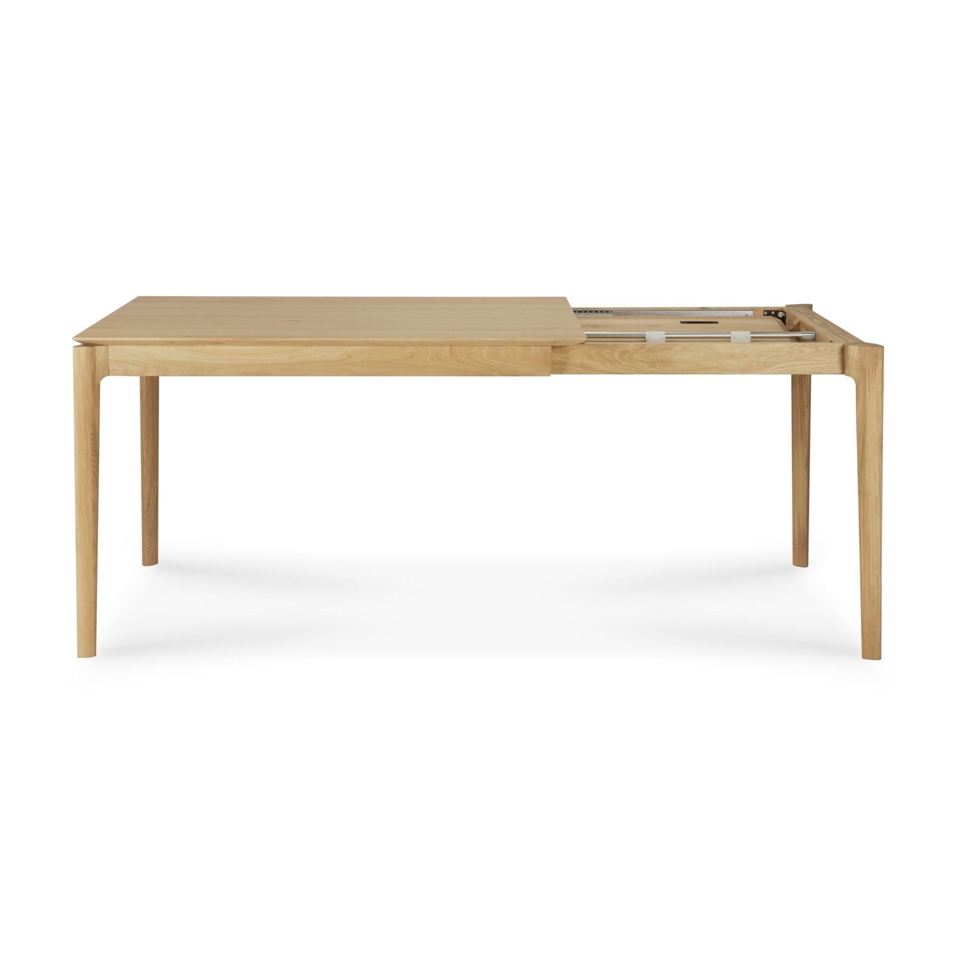 Bok extendable dining table laquered oak W120-180cm Ethnicraft