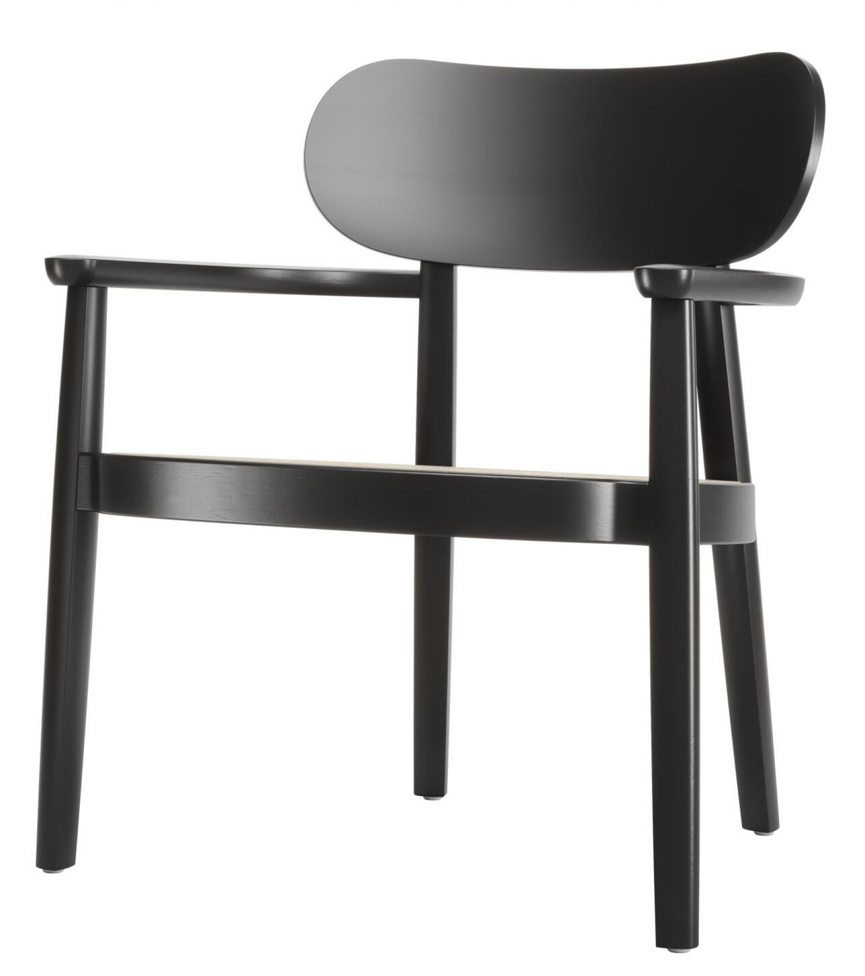 Wooden armchair with armrests 119 MF Thonet 