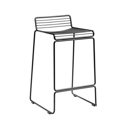 Hee Bar Stool High Bar Stool H 75 cm BLACK Hay SINGLE PIECES