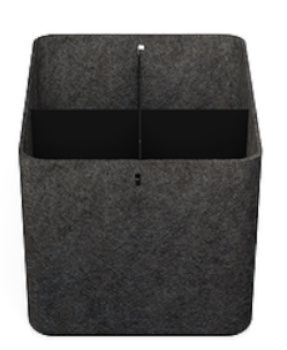 USM Haller Inos Box high with subdivision crosswise / lengthwise
