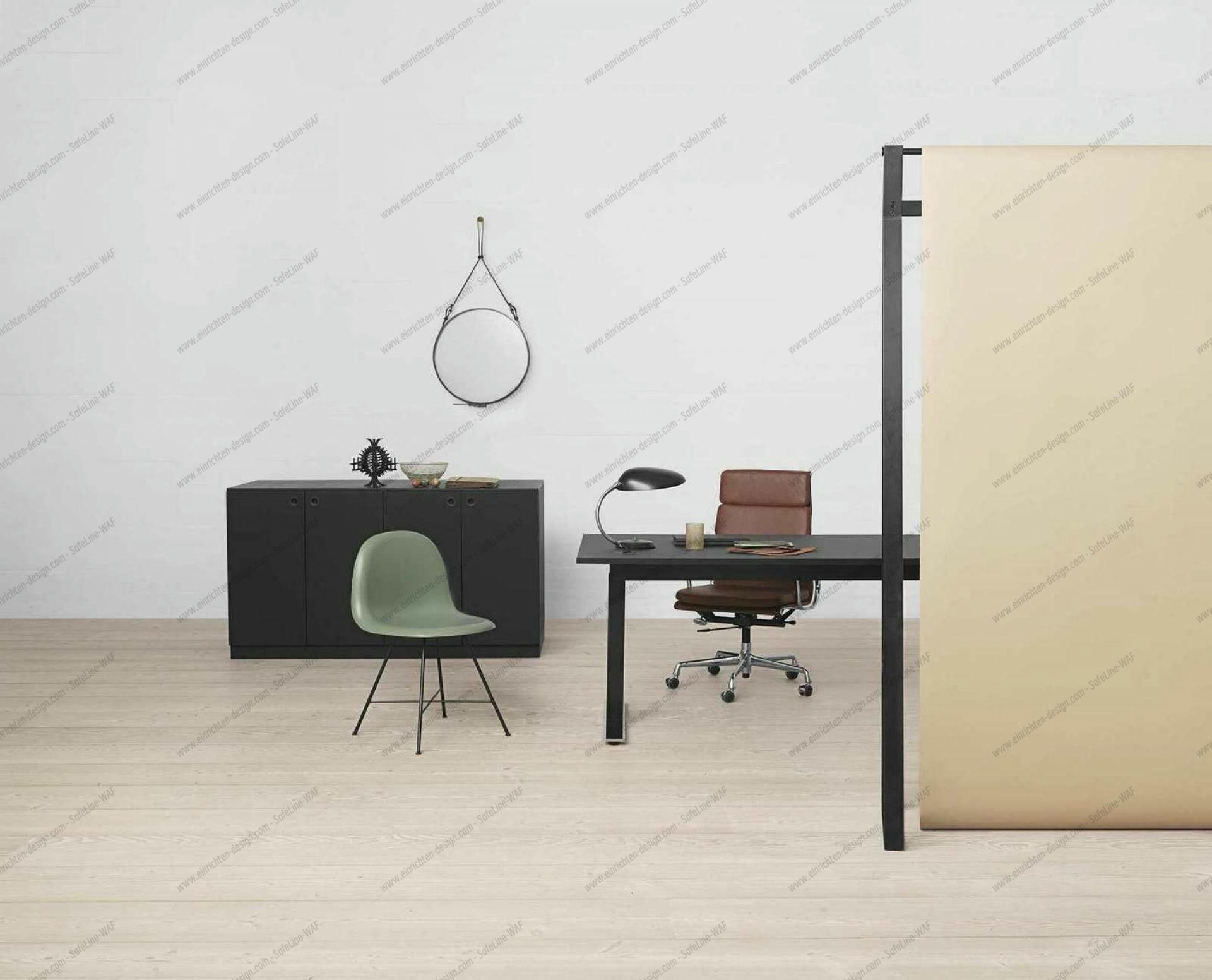 Adnet Circular Wall Mirror Tan Ø 45 cm Gubi