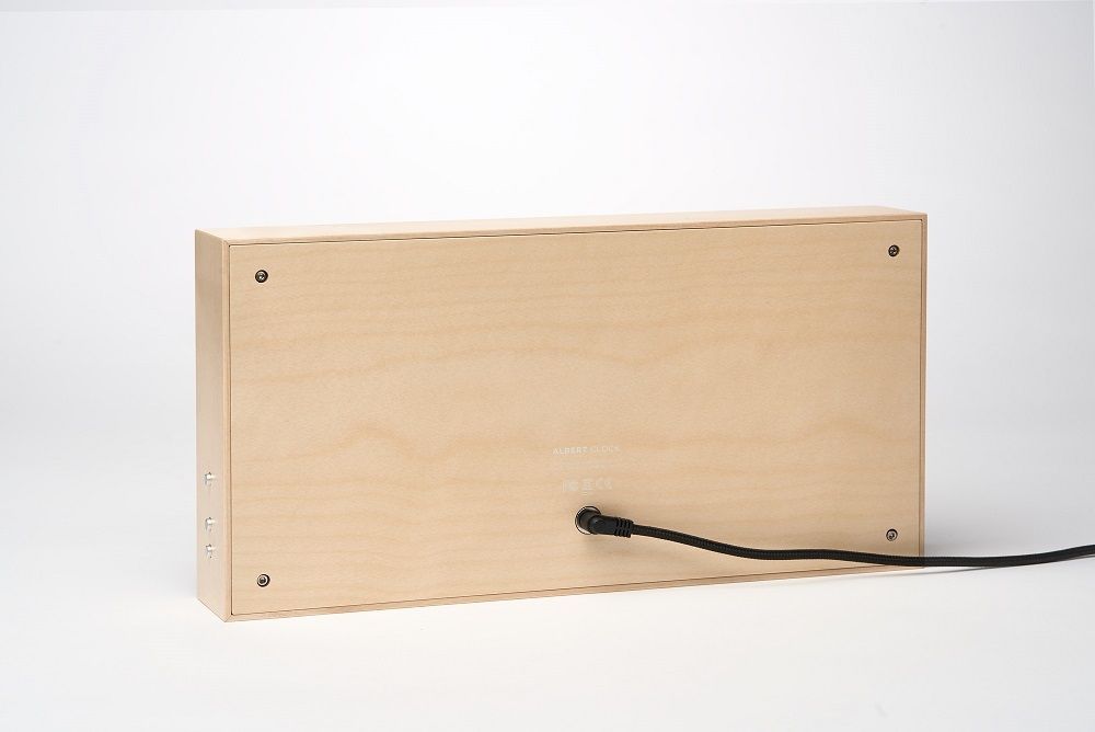 Digital clock LED Table clock Albert Clock maple wood