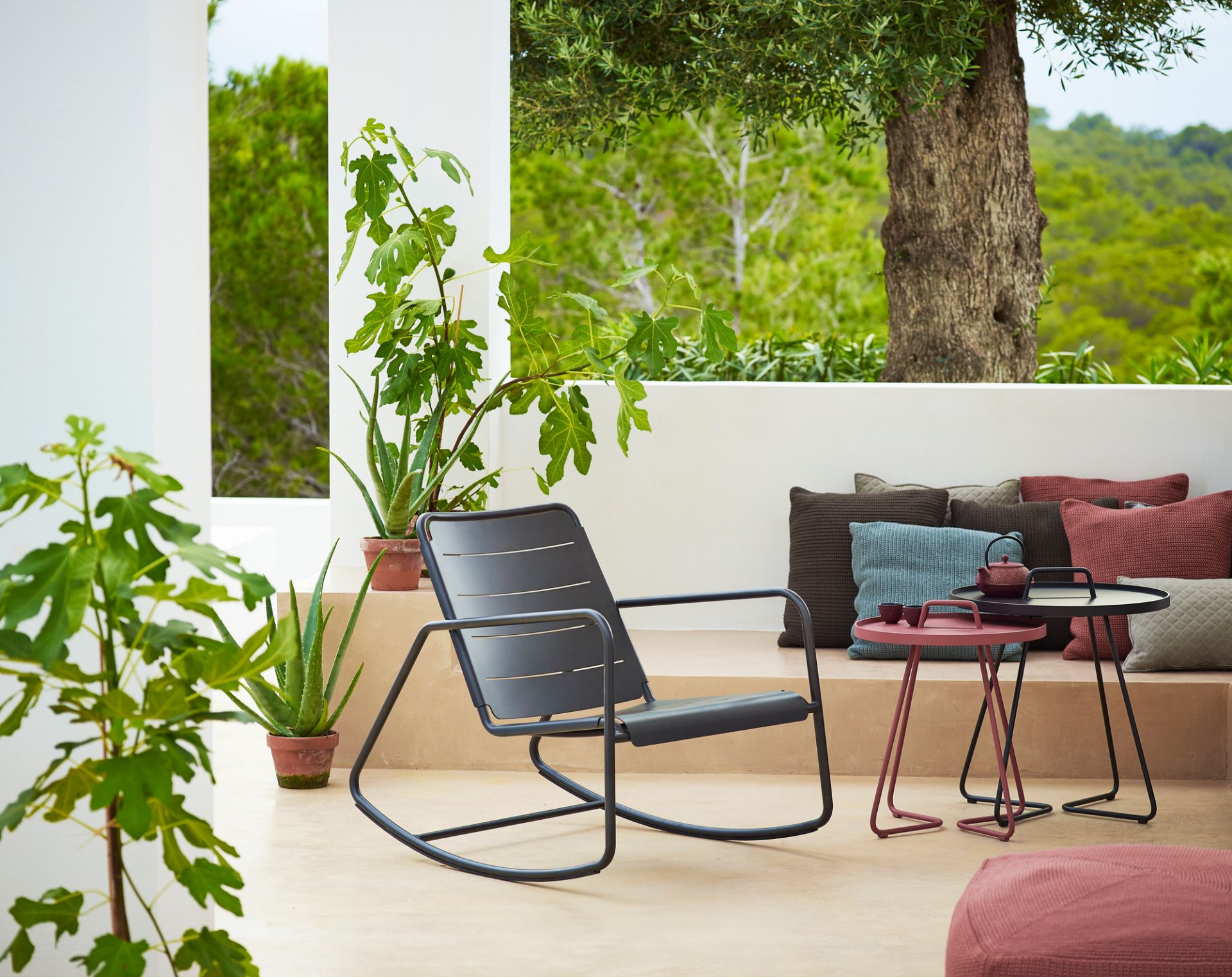 Copenhagen Outdoor Rocking chair Cane-Line