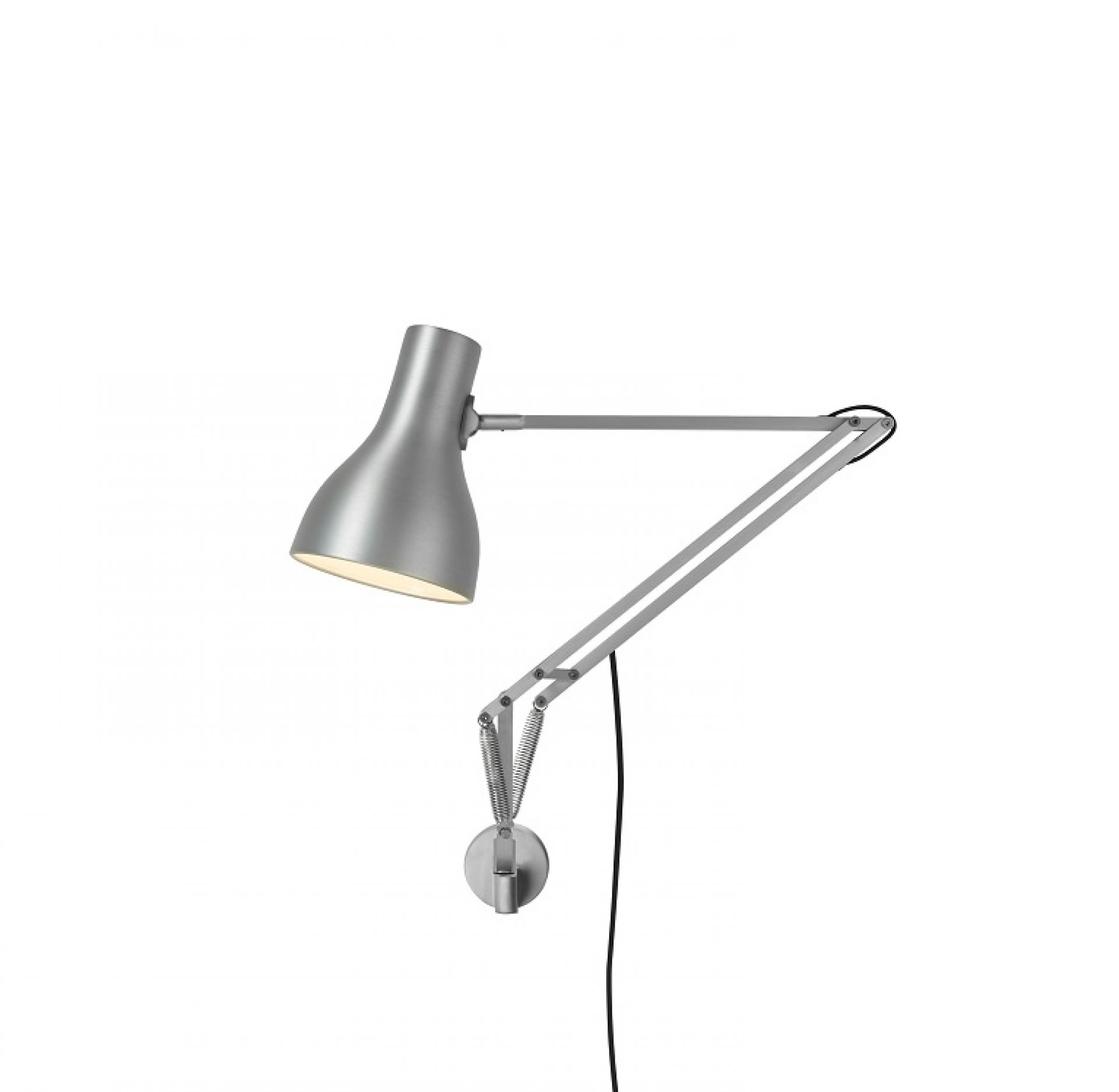 Type 75 Wall mounted lamp Anglepoise Silver