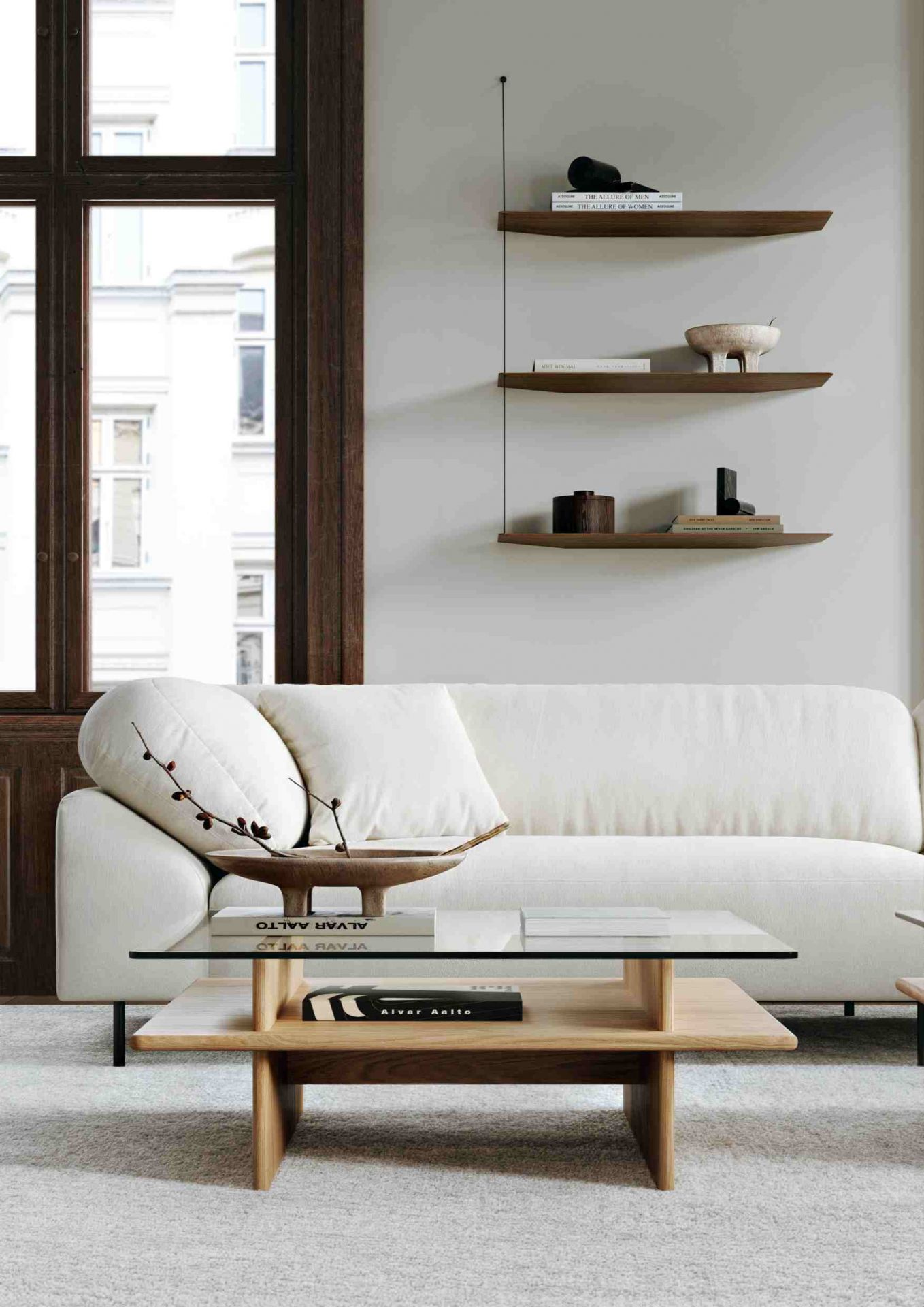 Parallel Coffee Table Coffee table 90x90 cm Woud