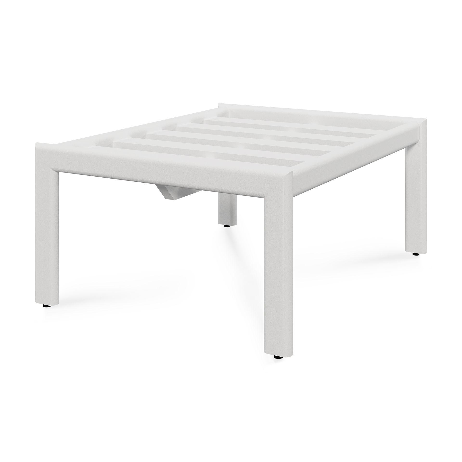 Jack Outdoor Footstool - Aluminium White Ethnicraft