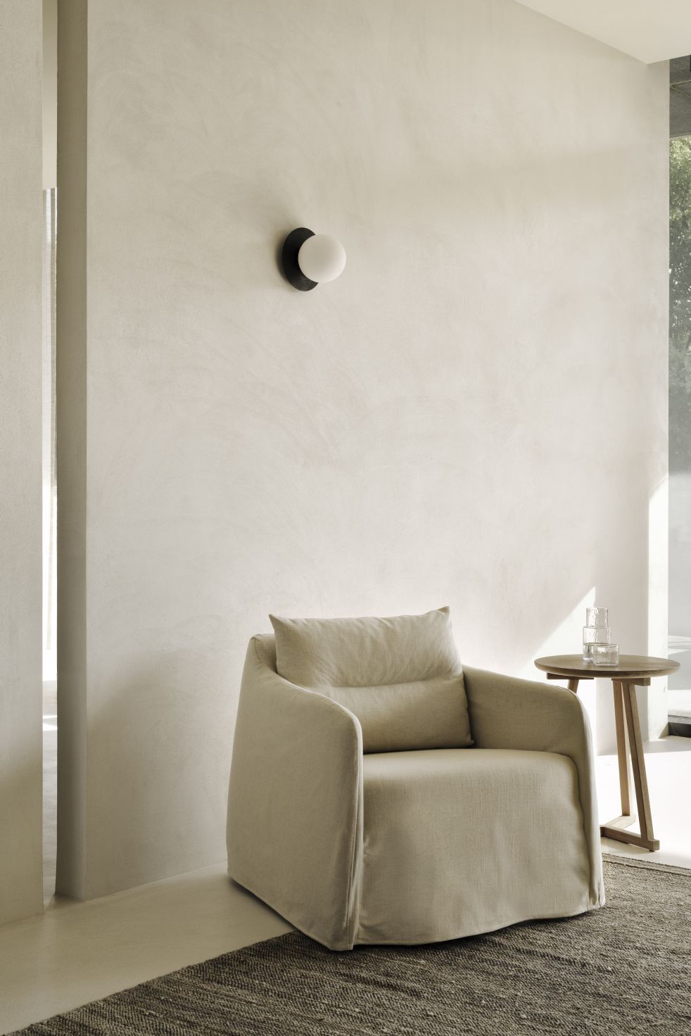Weave Lounge Chair Bone Ethnicraft