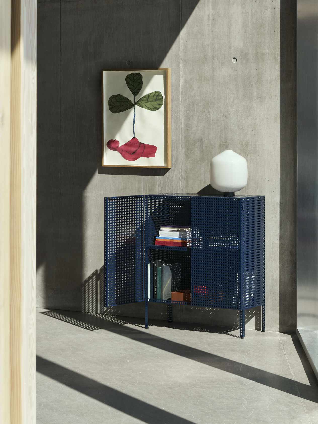 Perforated Cabinet Floor Medium Sideboard Hay