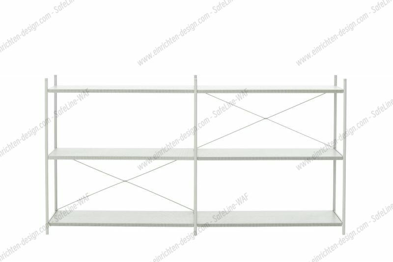 Punctual Shelving System 2x3 Regal Ferm Living-grau