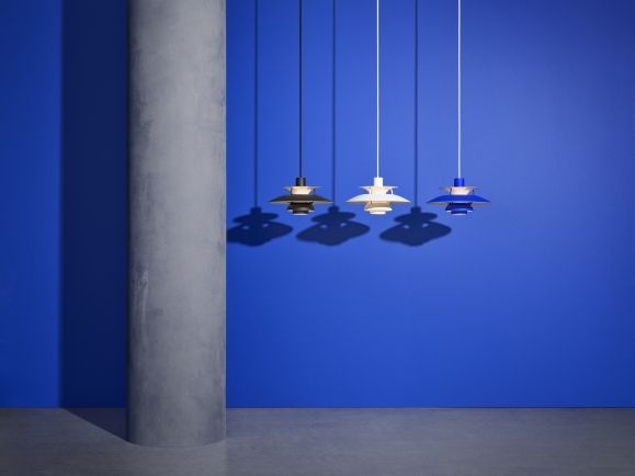 PH 5 Mini Monochrome Pendant light Louis Poulsen Burgundy