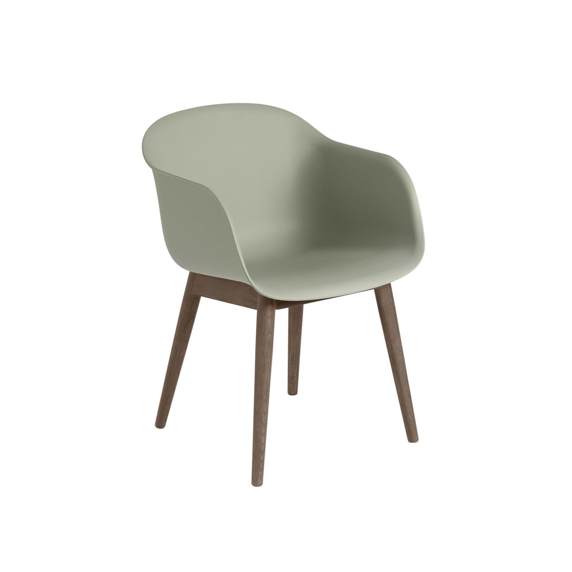 Fiber Armchair Wood Base Chair Muuto