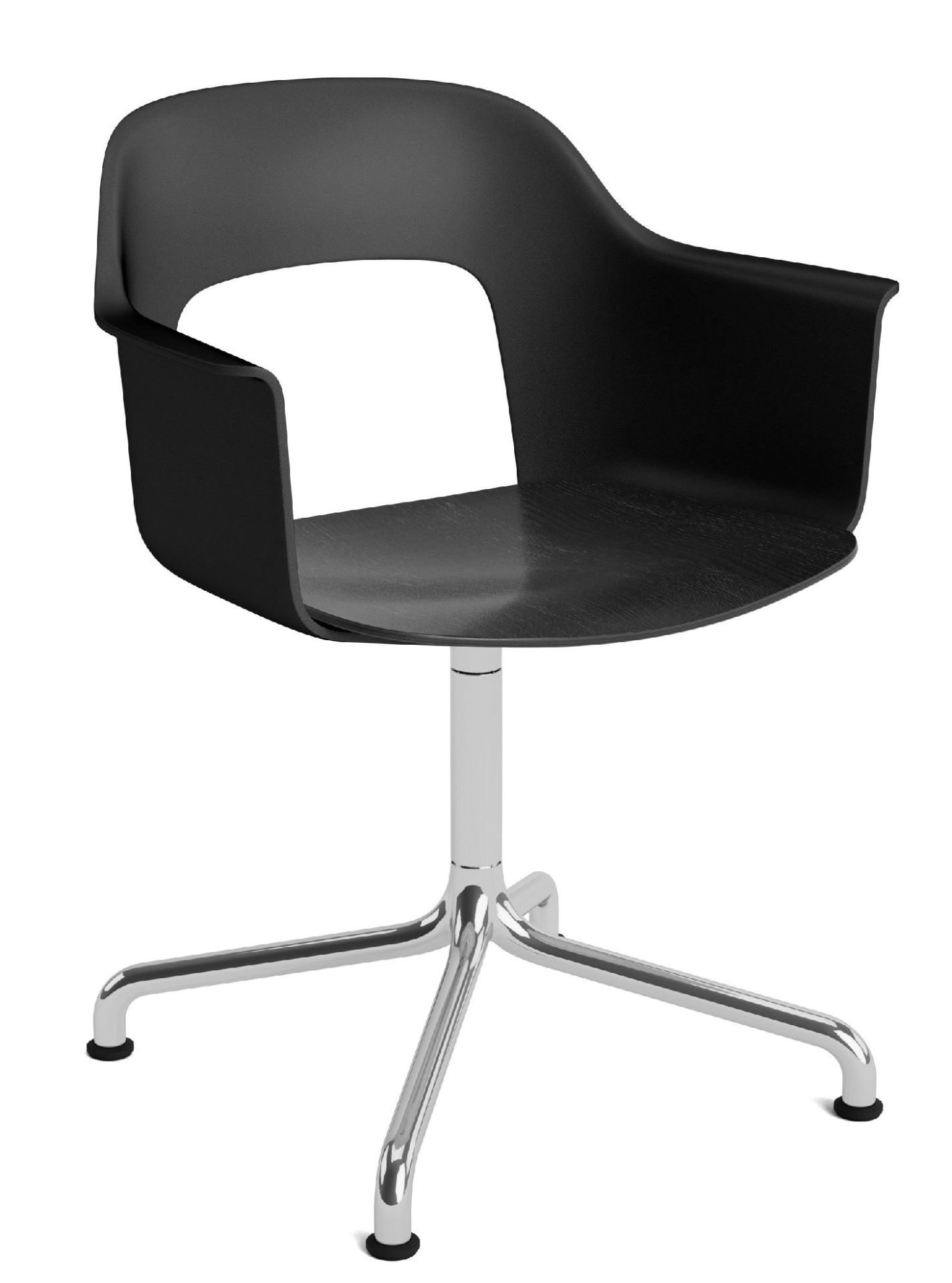 Layout Armchair 252 Armchair 4-star base swivel base with curved base Hay  