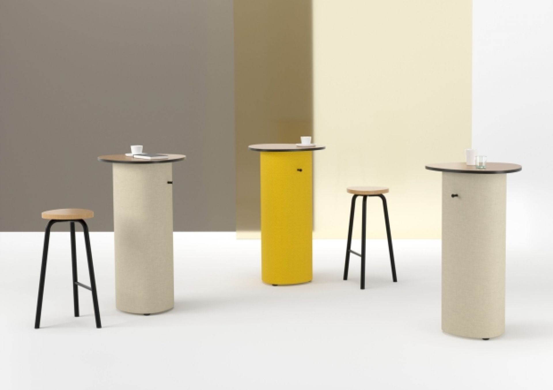 Pully Pillar Meeting table Cascando