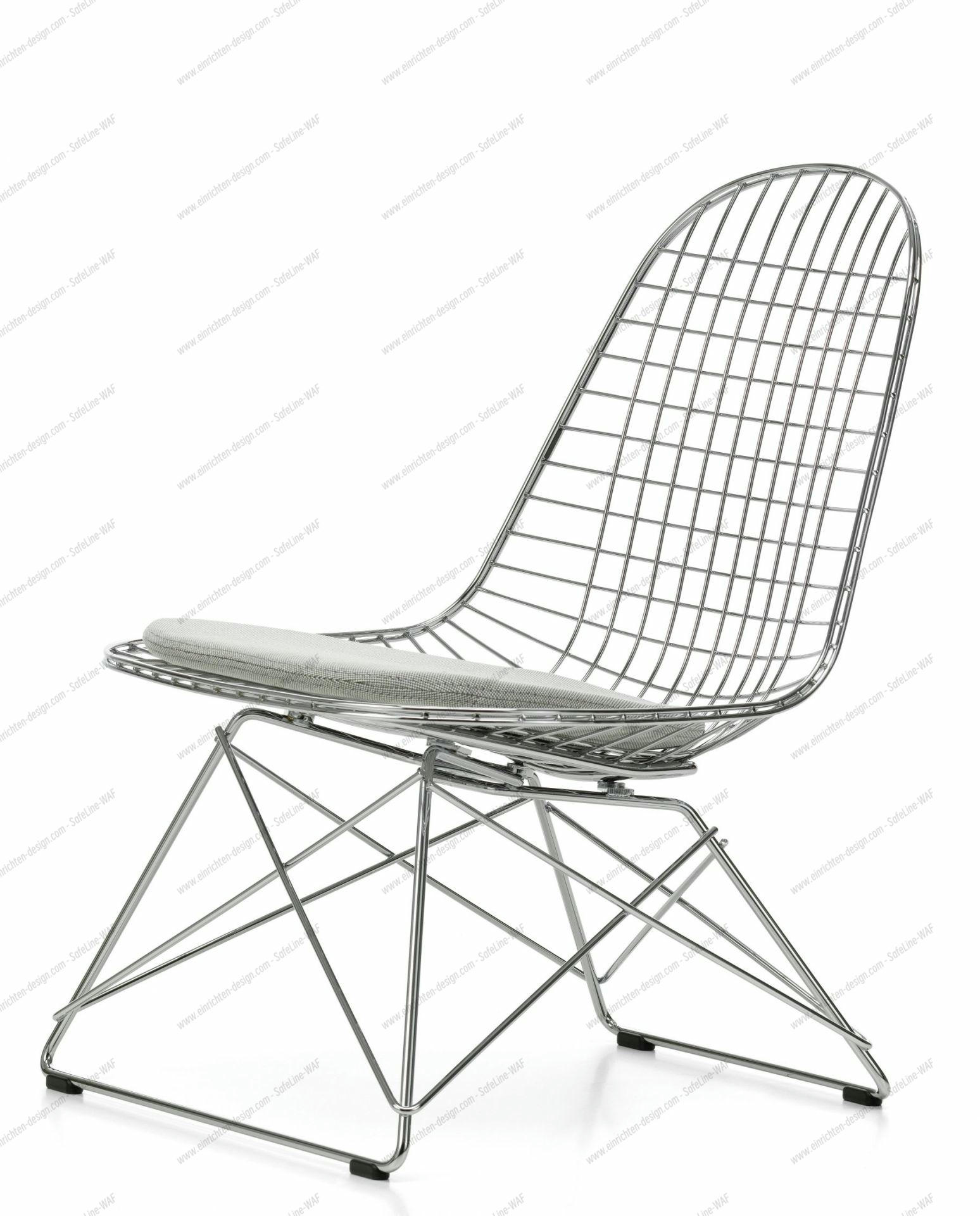 LKR-5 Wire Chair Chair with Seat Cushion Vitra