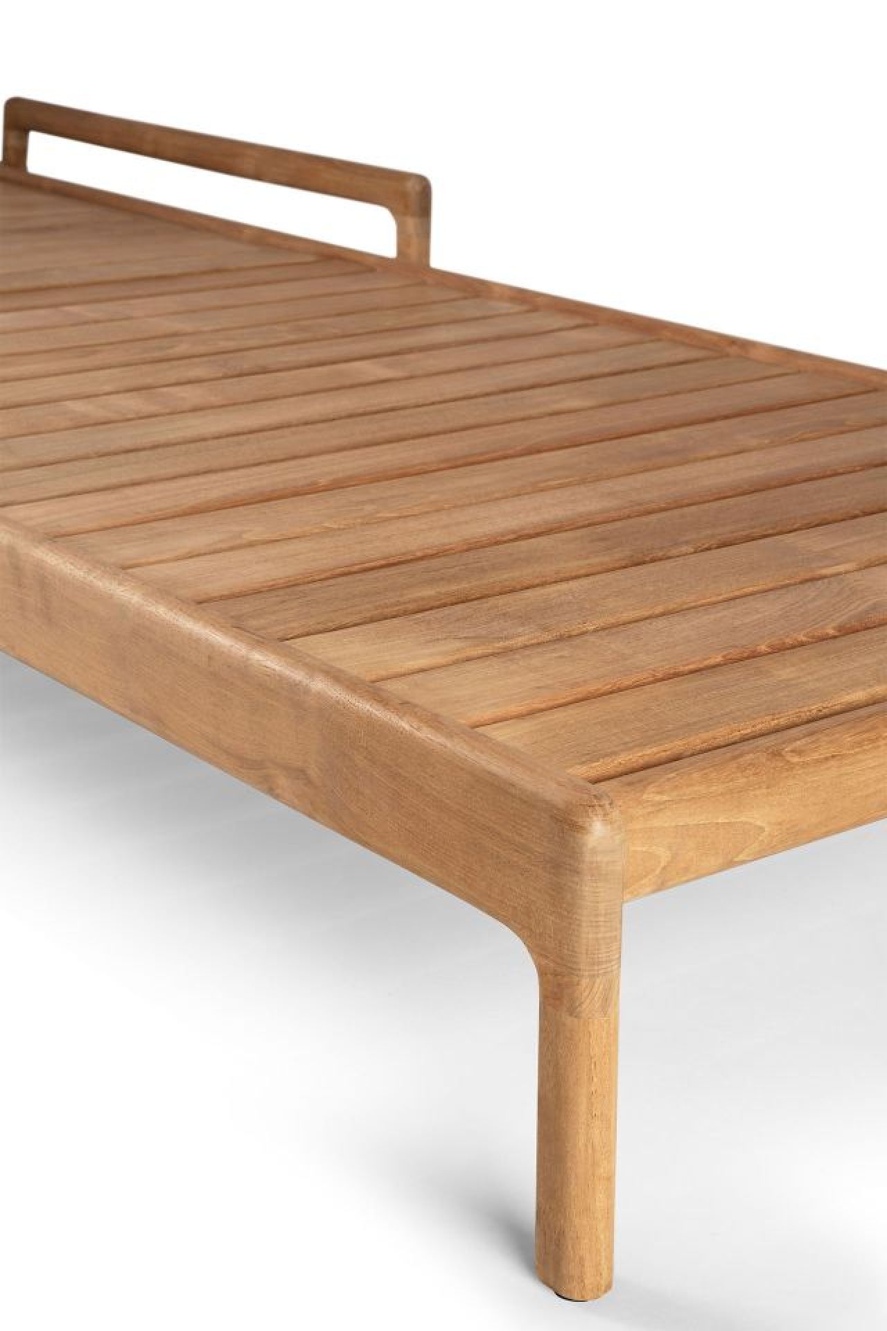 Jack Outdoor Adjustable Lounger Teak Ethnicraft Mokka
