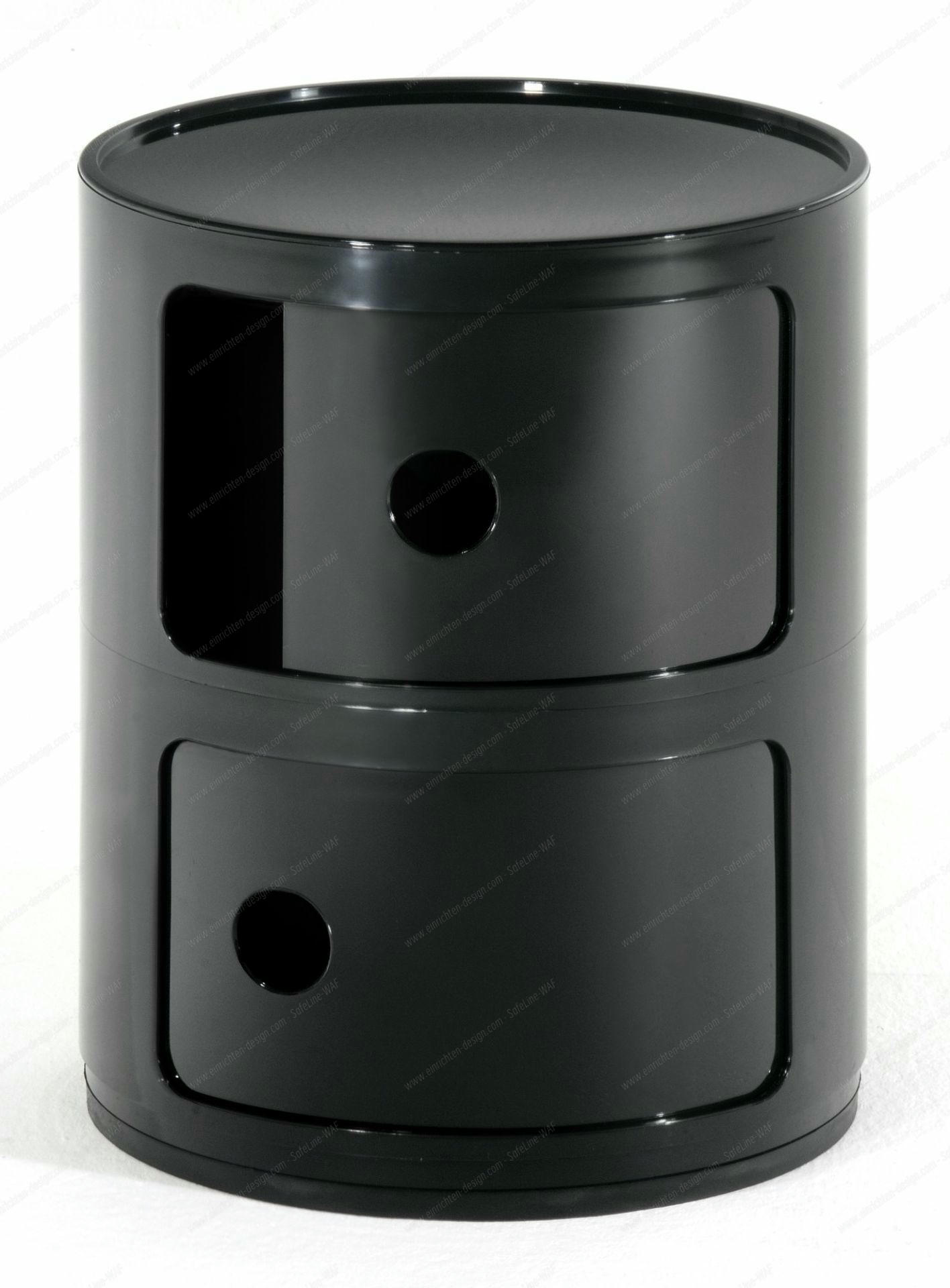 Componibili 4966 2-er Element Kartell-schwarz