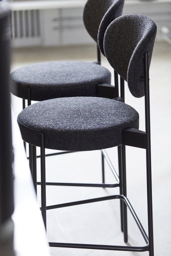 Series 430 Bar Stool Bar stool 75 cm BLACK / REMIX 123 Verpan SINGLE PIECES