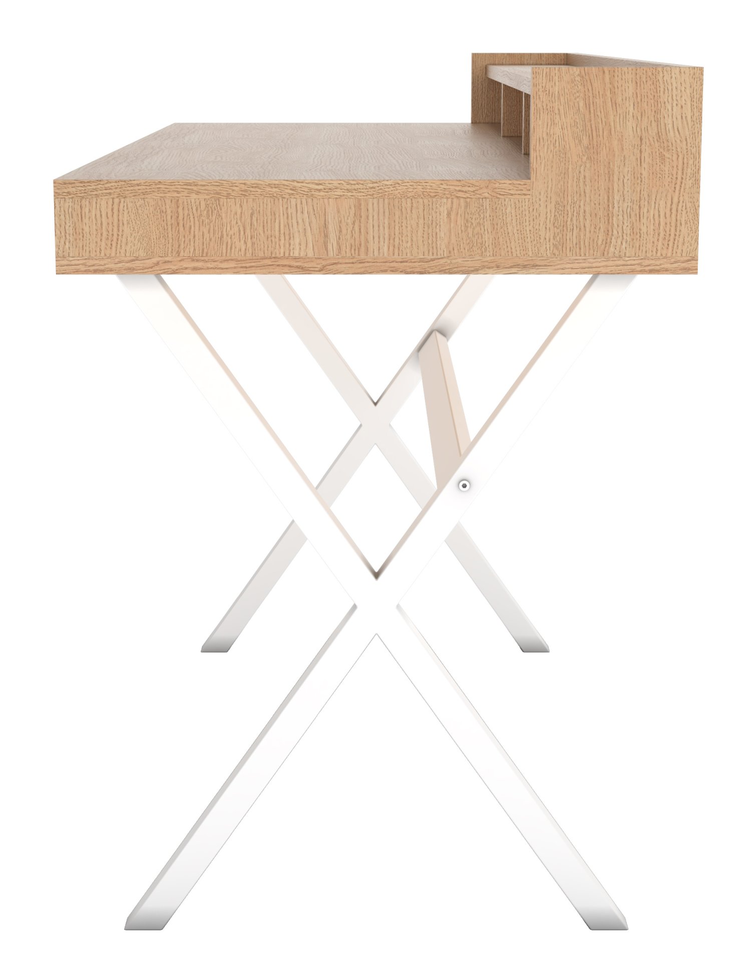 Hyppolite Secretary White Frame Hartô