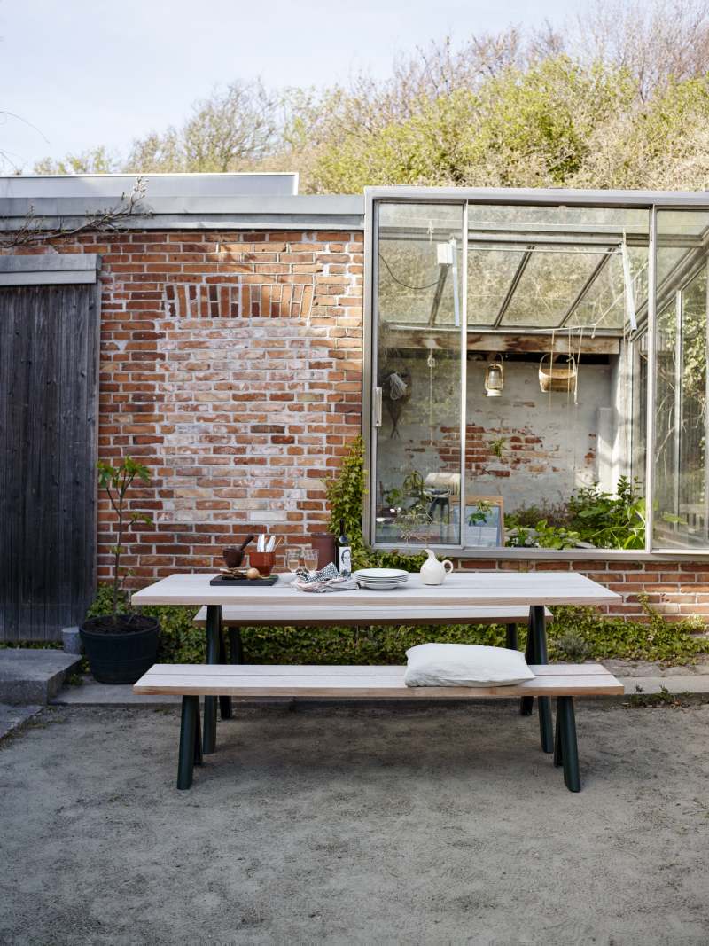 Overlap Bench Bench Outdoor Skagerak by Fritz Hansen