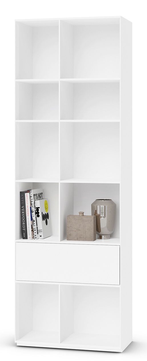 Nex Pur shelf with drawer and open Piure QUICK SHIP   
