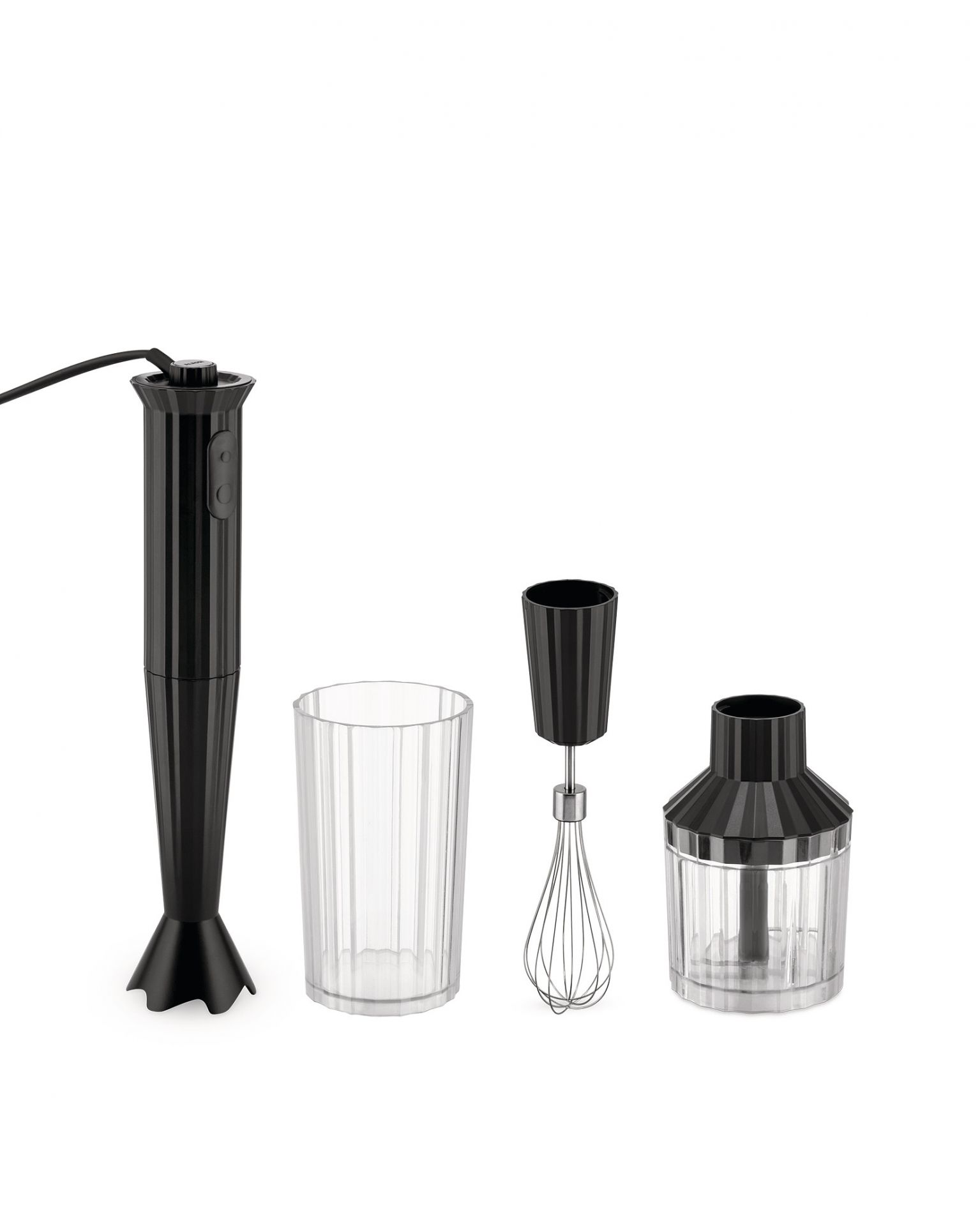 dis Dwelling Mursten MDL10S B Plissé hand blender Plus black Alessi | Schwarz | ALESSI MDL10S B