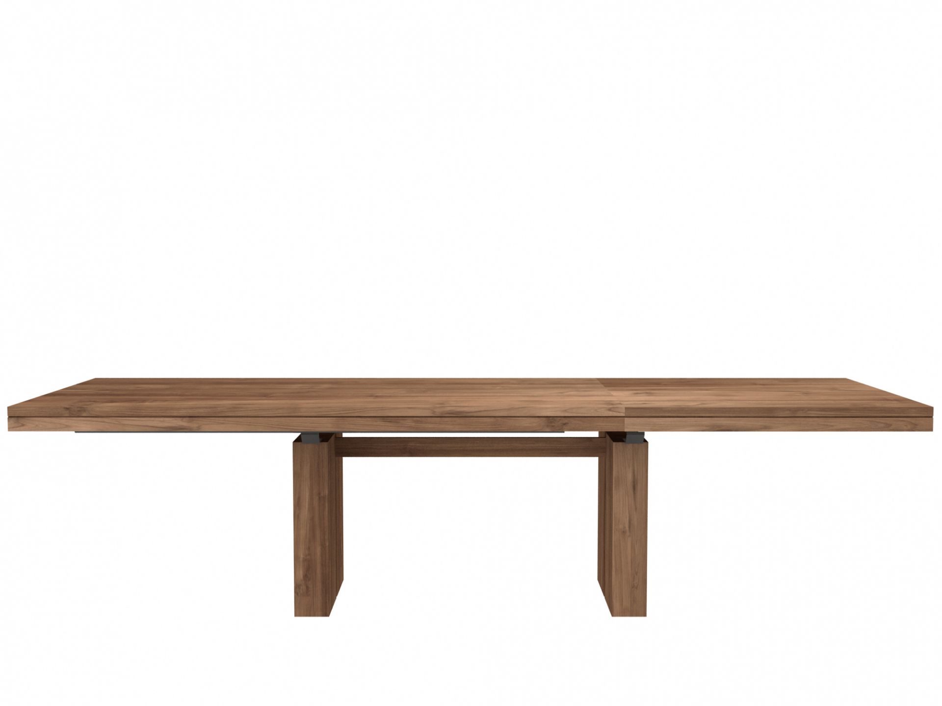 Double extendable dining table teak Ethnicraft