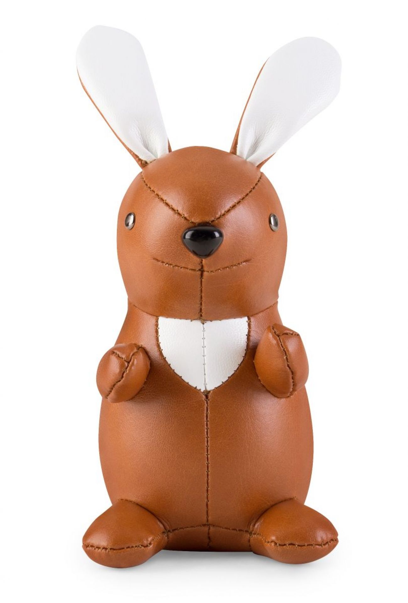 Rabbit paperweight Tan-white Züny 