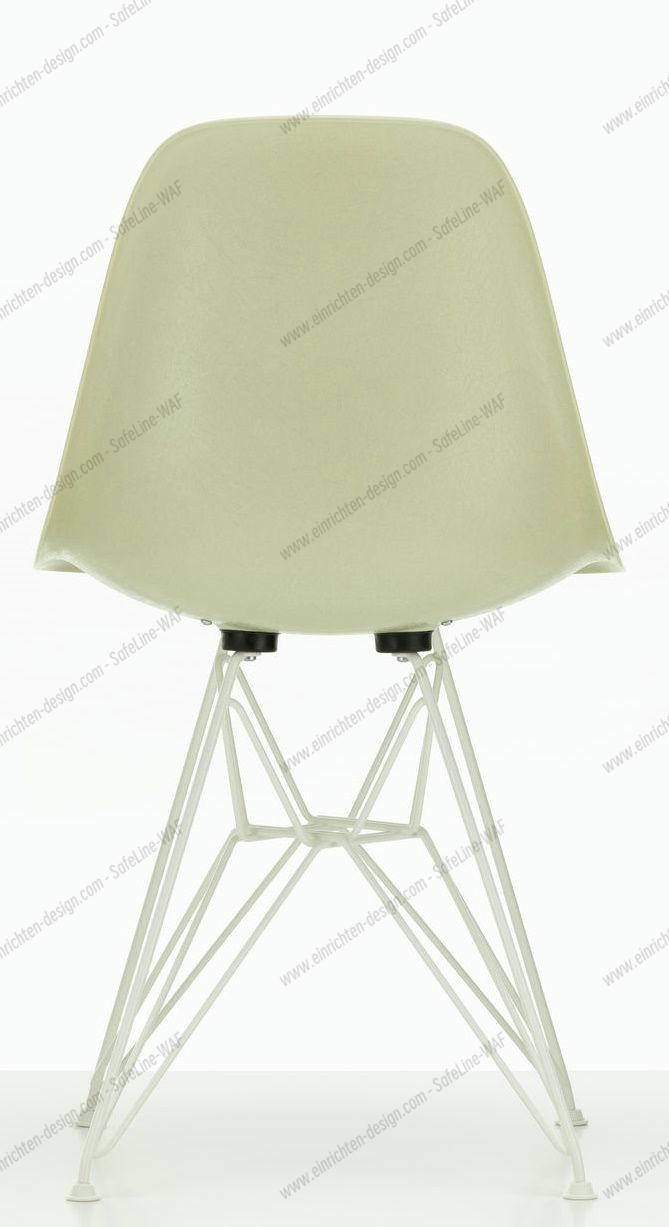 Eames Fiberglass Chair DSR Chair with Seat cushion Vitra