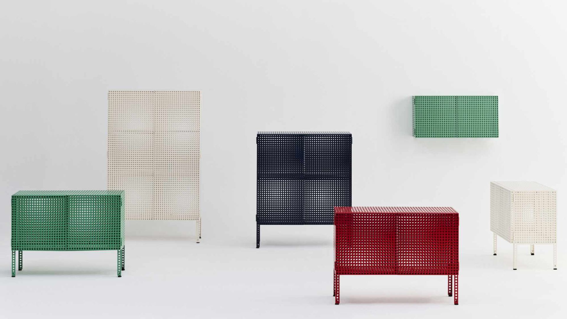 Perforated Cabinet Floor Small Sideboard Hay 