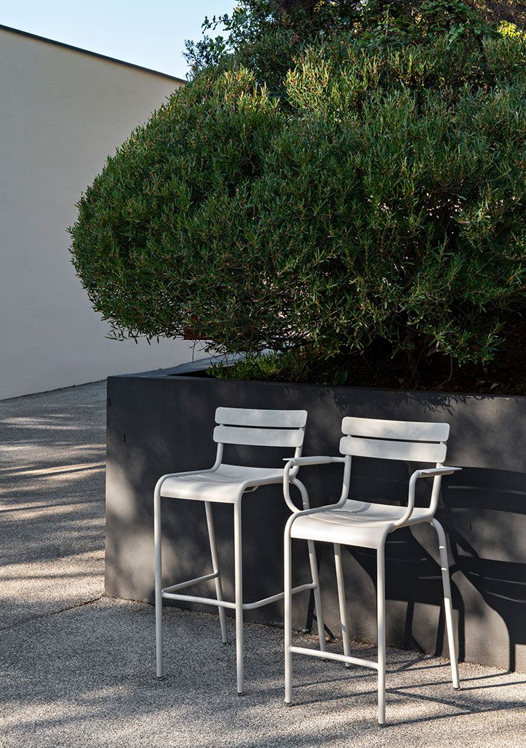 Luxembourg High Bridge Bar Stool Outdoor Fermob Luxembourg High Bridge Bar Stool Outdoor Fermob